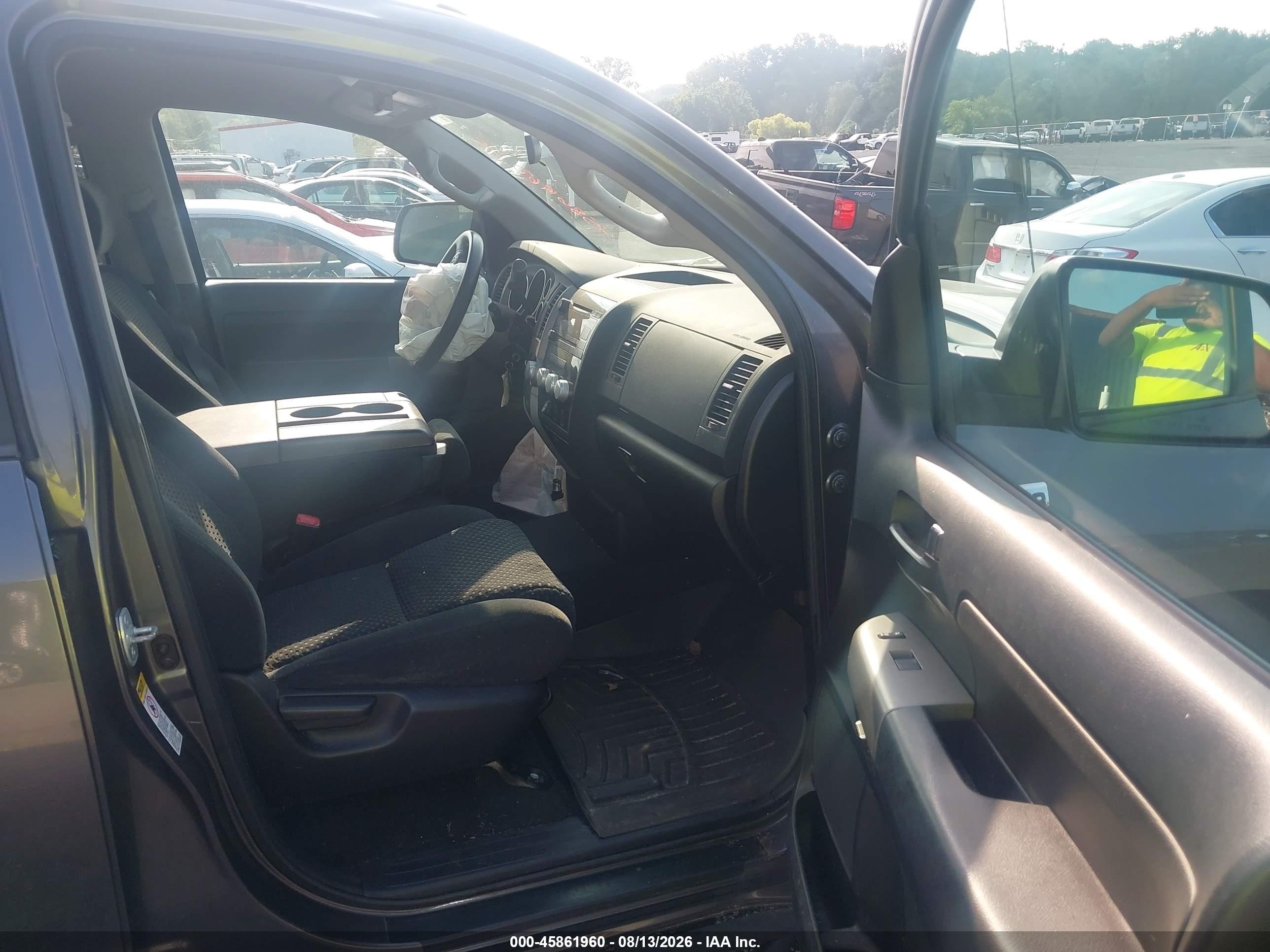 2012 Toyota Tundra Grade 5.7l V8 Gray vin: 5TFUY5F1XCX235878