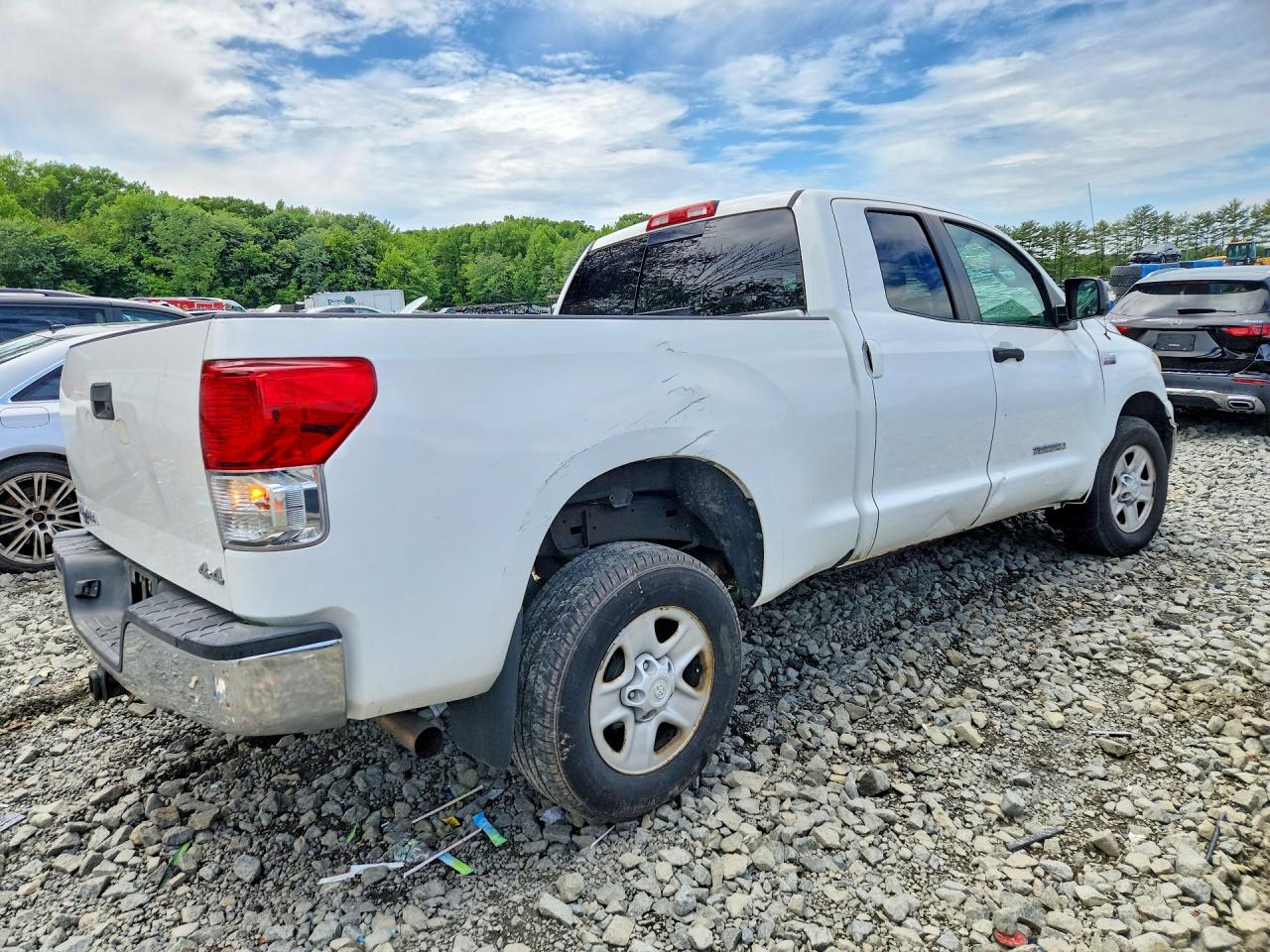 2012 Toyota Tundra Double Cab Sr5 Белый vin: 5TFUY5F1XCX237694
