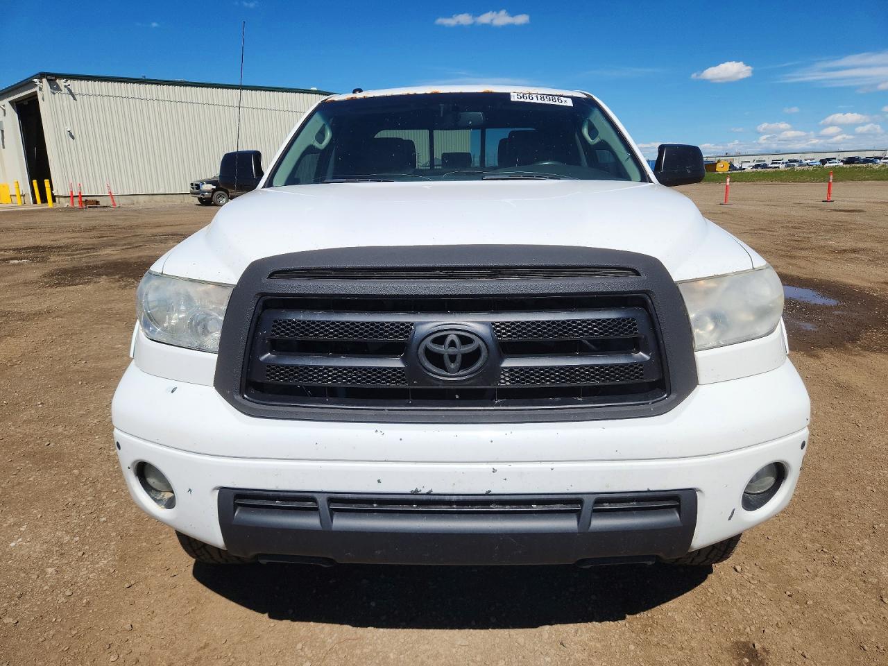 2012 Toyota Tundra Double Cab Sr5 White vin: 5TFUY5F1XCX240109