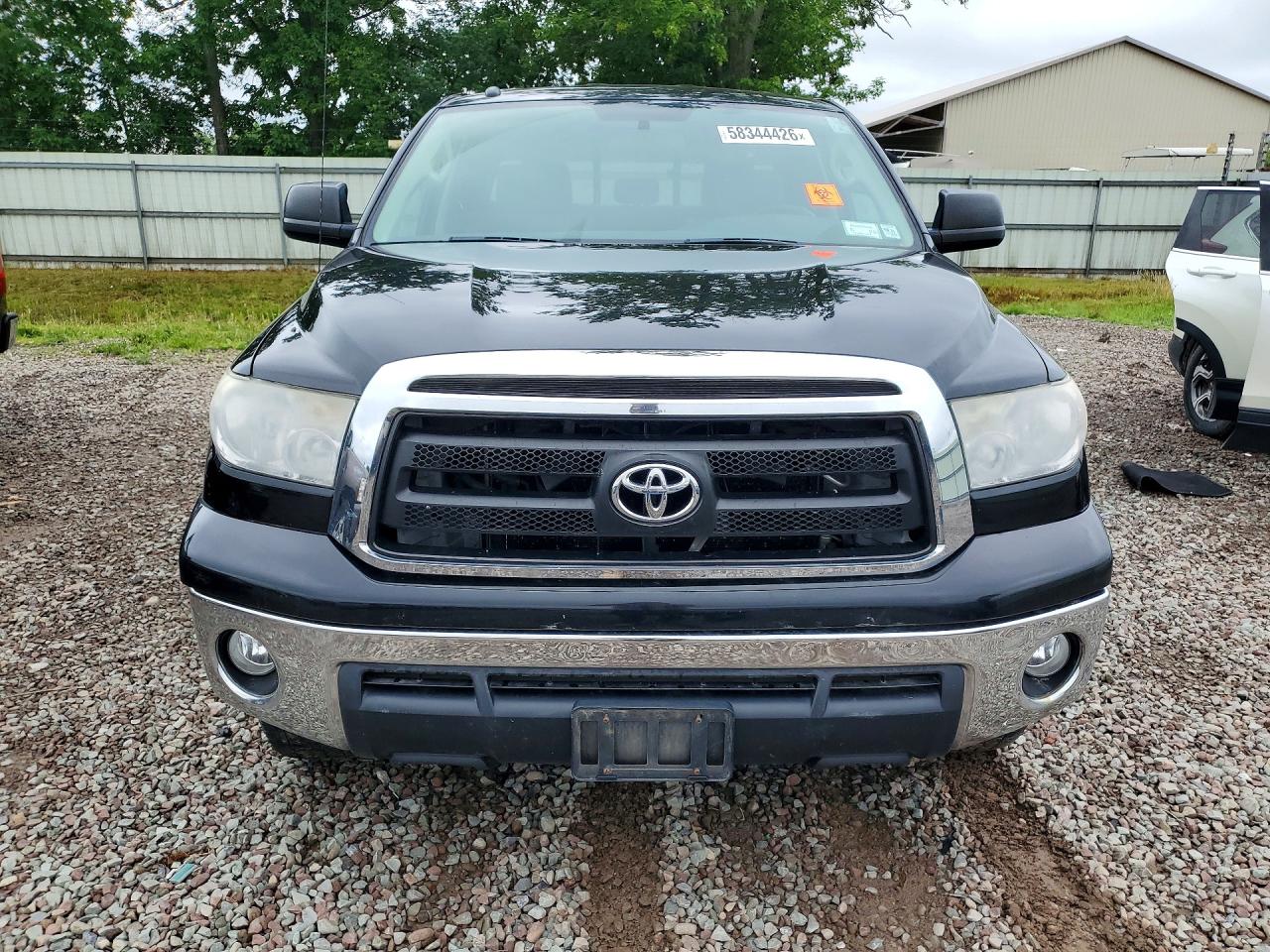 2012 Toyota Tundra Double Cab Sr5 Black vin: 5TFUY5F1XCX243043