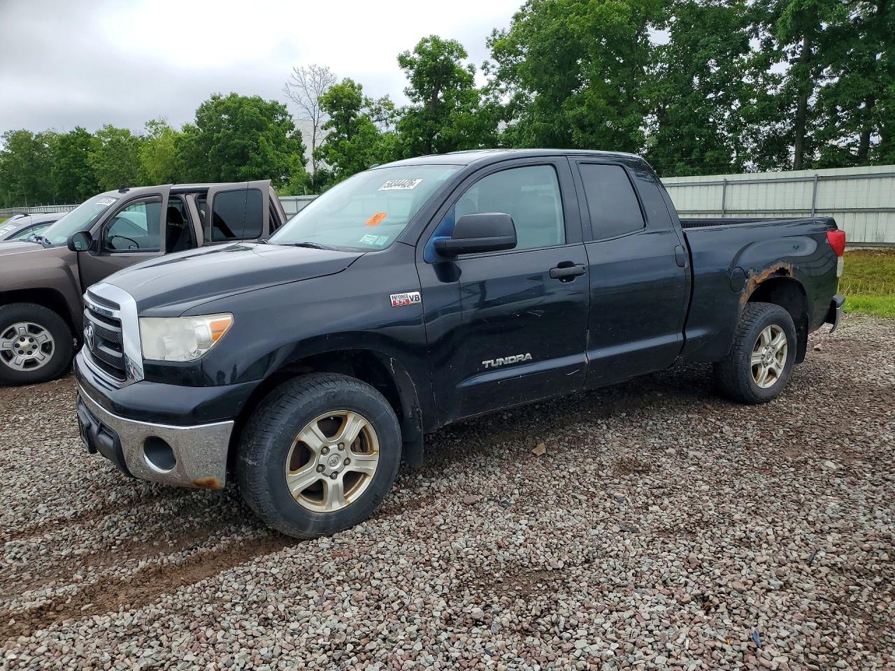 2012 Toyota Tundra Double Cab Sr5 Black vin: 5TFUY5F1XCX243043