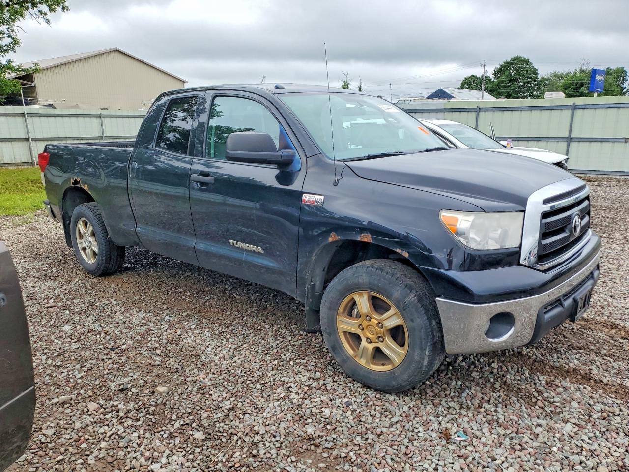 2012 Toyota Tundra Double Cab Sr5 Black vin: 5TFUY5F1XCX243043