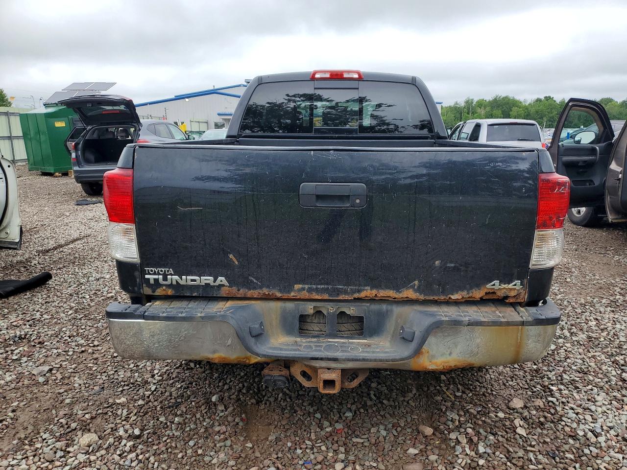 2012 Toyota Tundra Double Cab Sr5 Black vin: 5TFUY5F1XCX243043