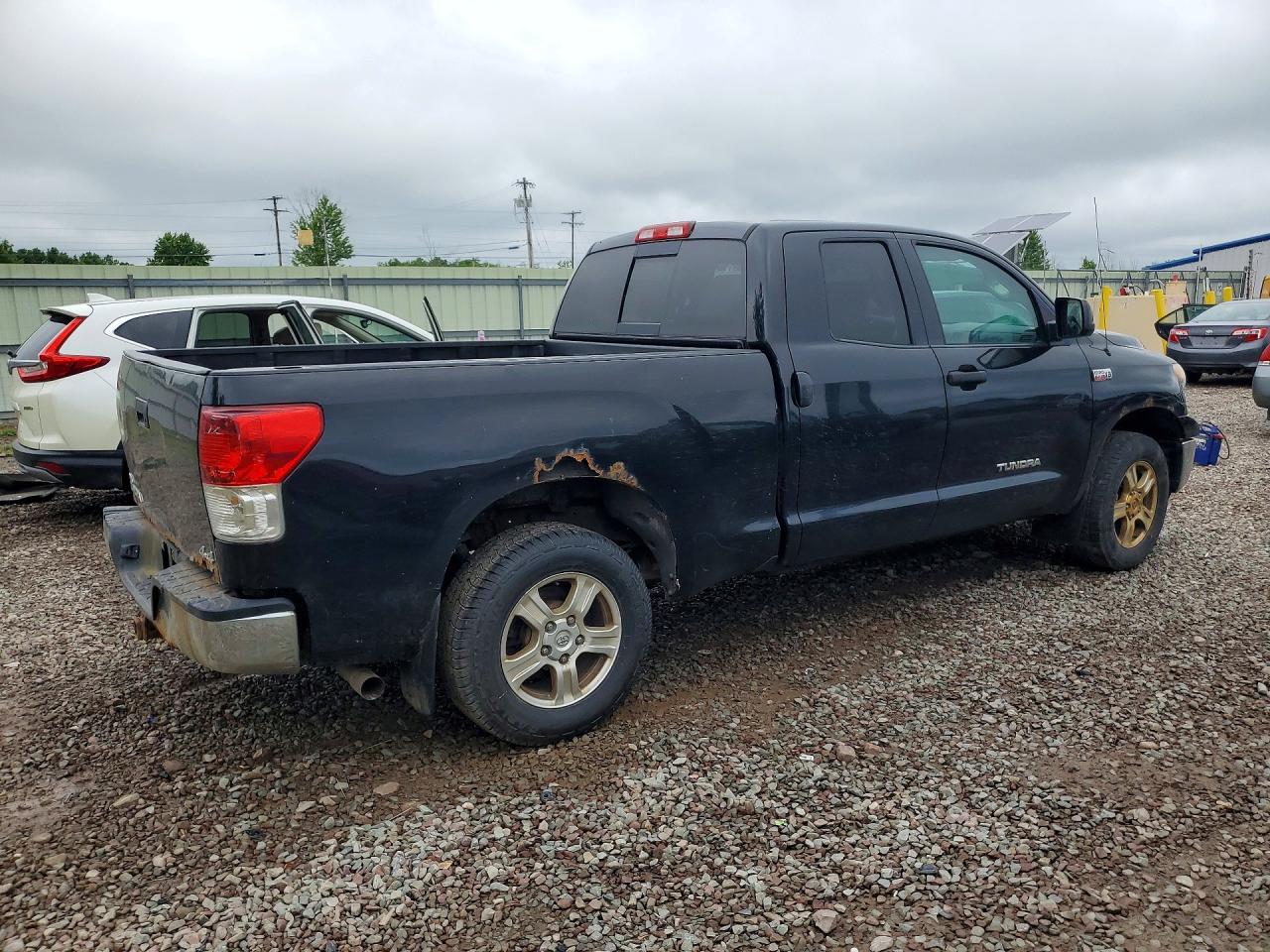 2012 Toyota Tundra Double Cab Sr5 Black vin: 5TFUY5F1XCX243043