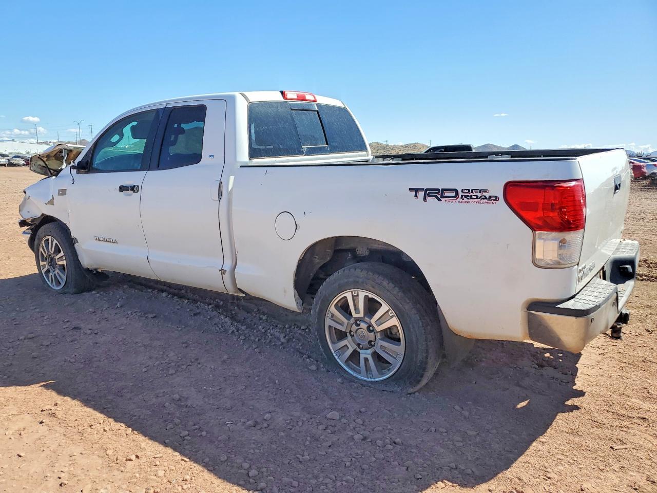 2012 Toyota Tundra Double Cab Sr5 White vin: 5TFUY5F1XCX256908