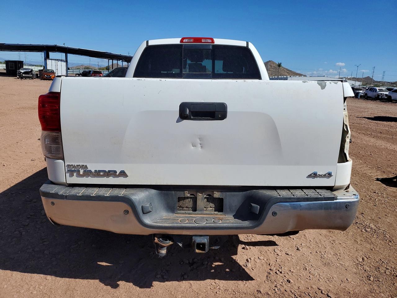 2012 Toyota Tundra Double Cab Sr5 White vin: 5TFUY5F1XCX256908