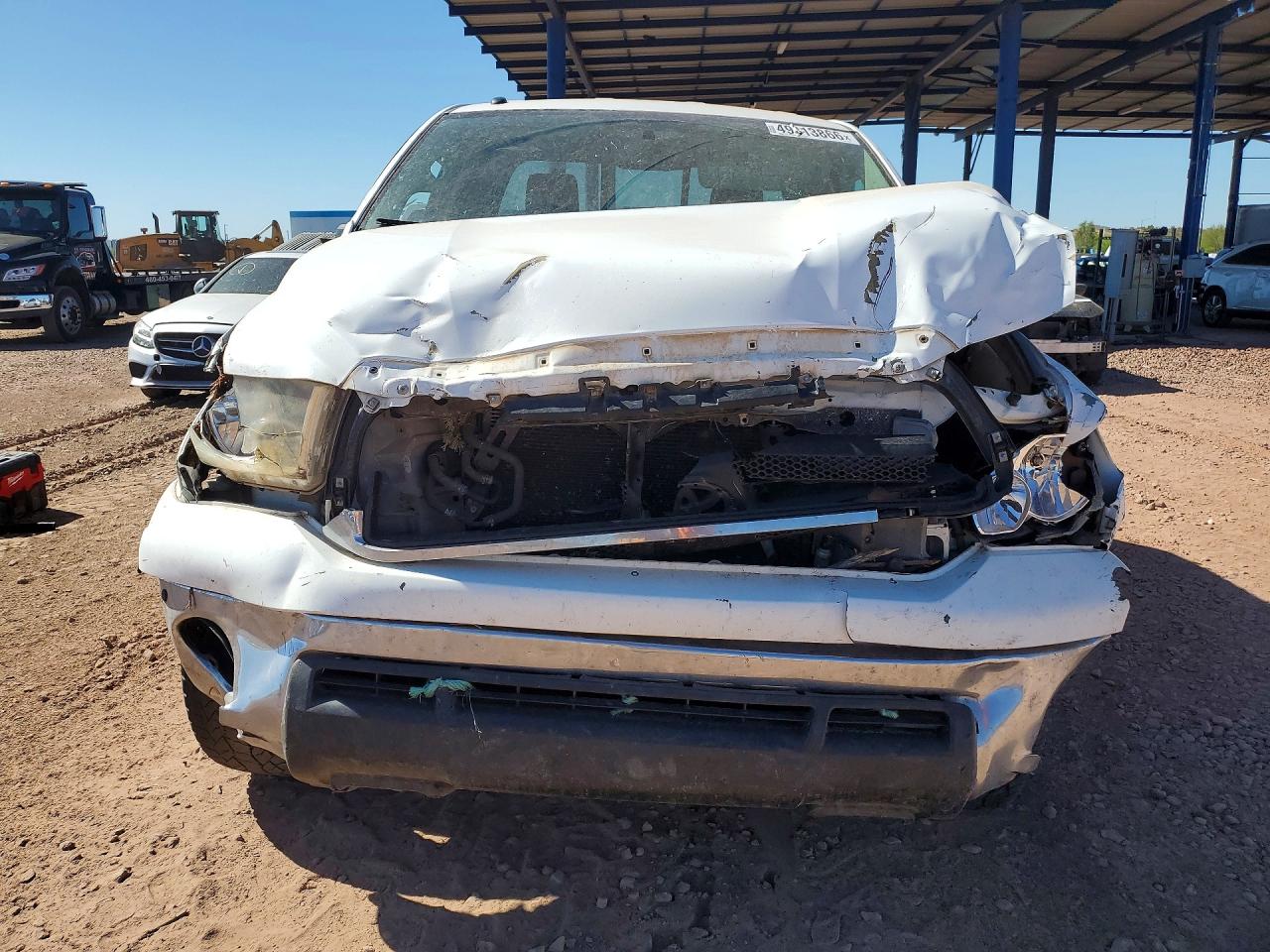 2012 Toyota Tundra Double Cab Sr5 White vin: 5TFUY5F1XCX256908