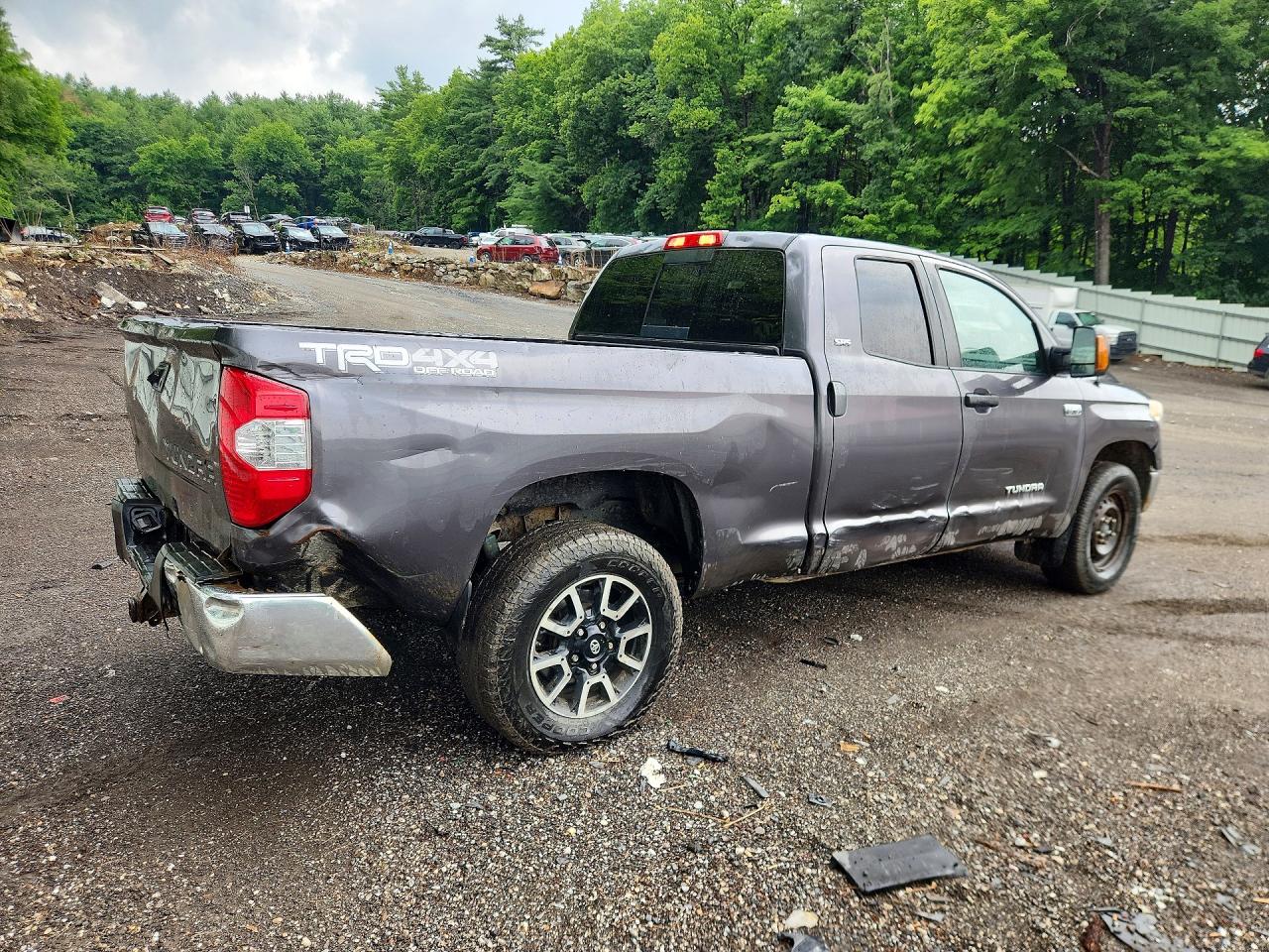 2015 Toyota Tundra Sr5 Gray vin: 5TFUY5F1XFX445627