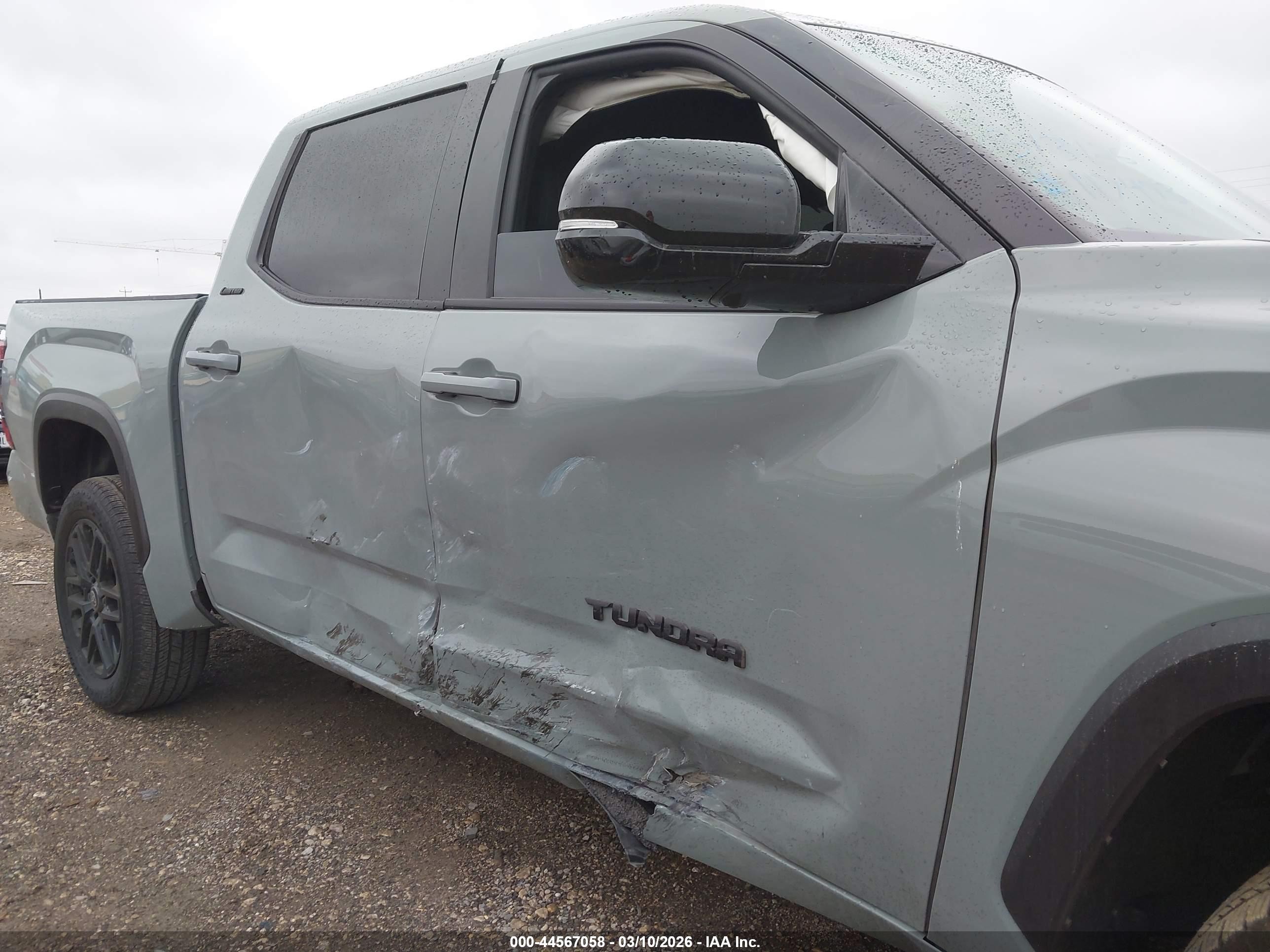 2025 Toyota Tundra Limited Серый vin: 5TFWA5DB9SX329791