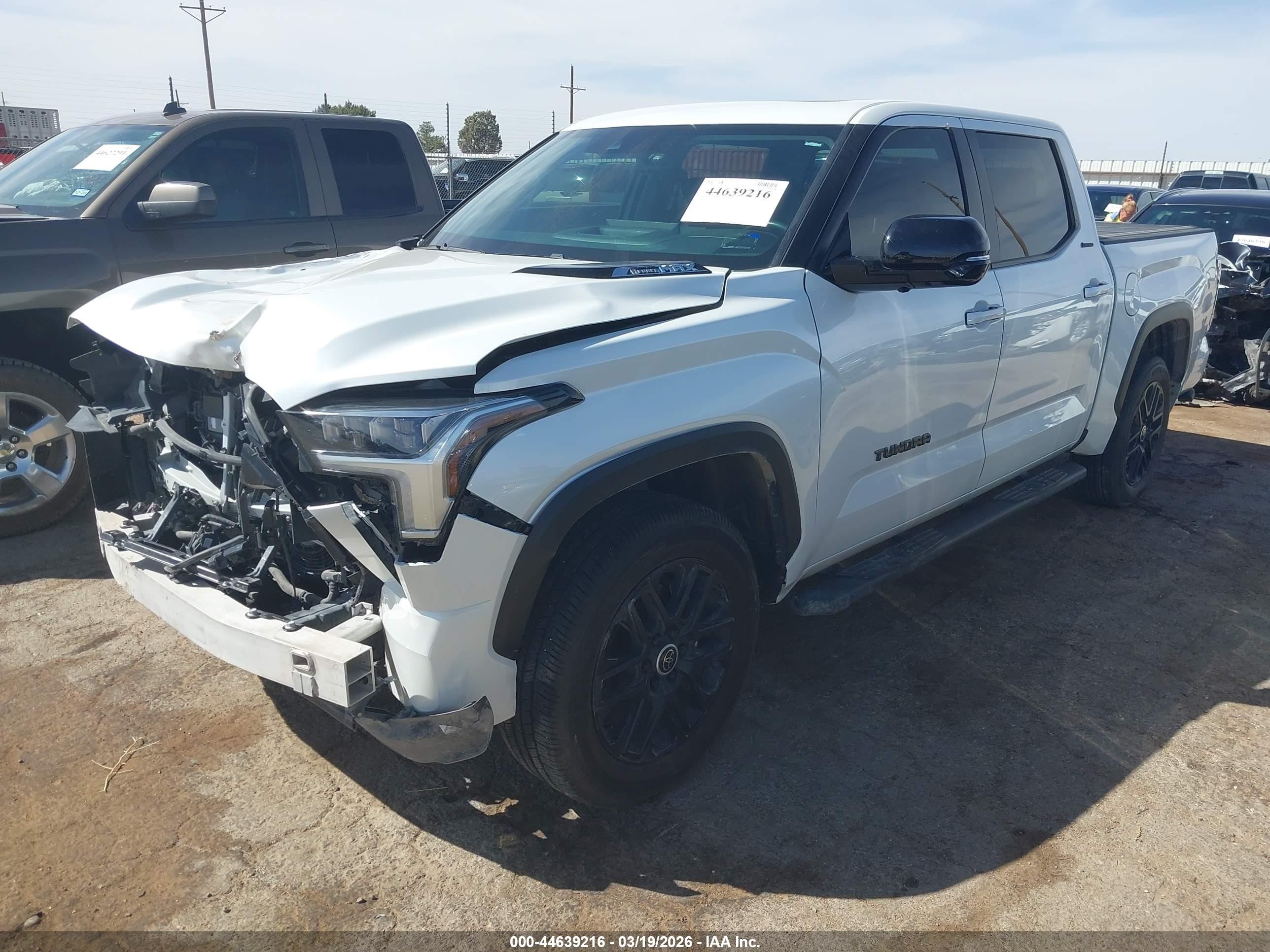 2024 Toyota Tundra Hybrid Limited 4wd Белый vin: 5TFWC5DB2RX058562