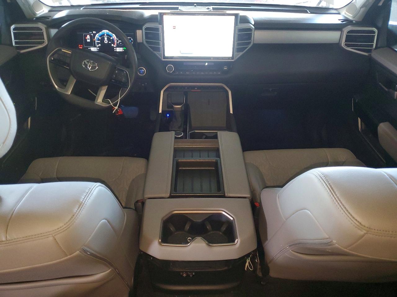 2024 Toyota Tundra Limited Hv White vin: 5TFWC5DB9RX063466