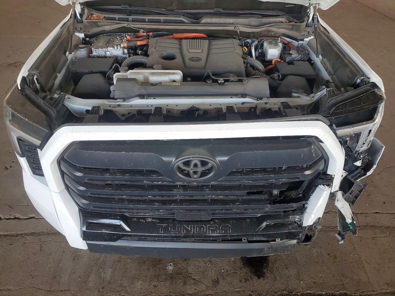 2024 Toyota Tundra Limited Hv White vin: 5TFWC5DB9RX063466