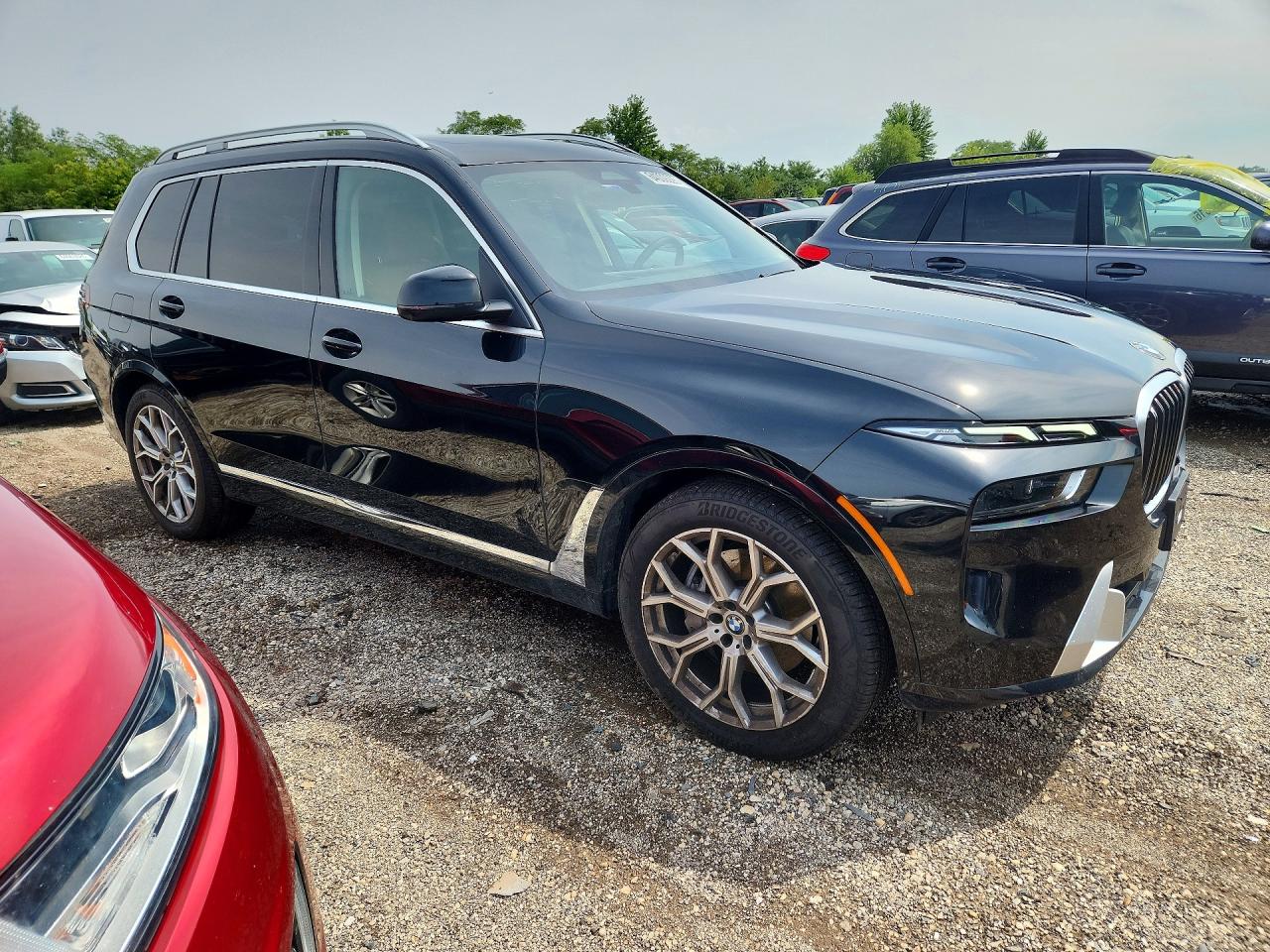 2025 Bmw X7 Xdrive40i Black vin: 5UX23EM03S9Z99752