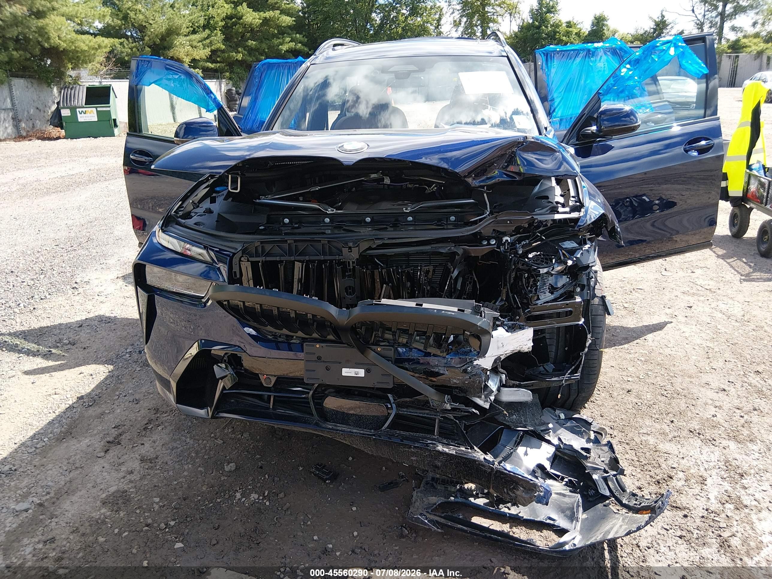 2026 Bmw X7 Xdrive40i Blue vin: 5UX23EM04T9354027