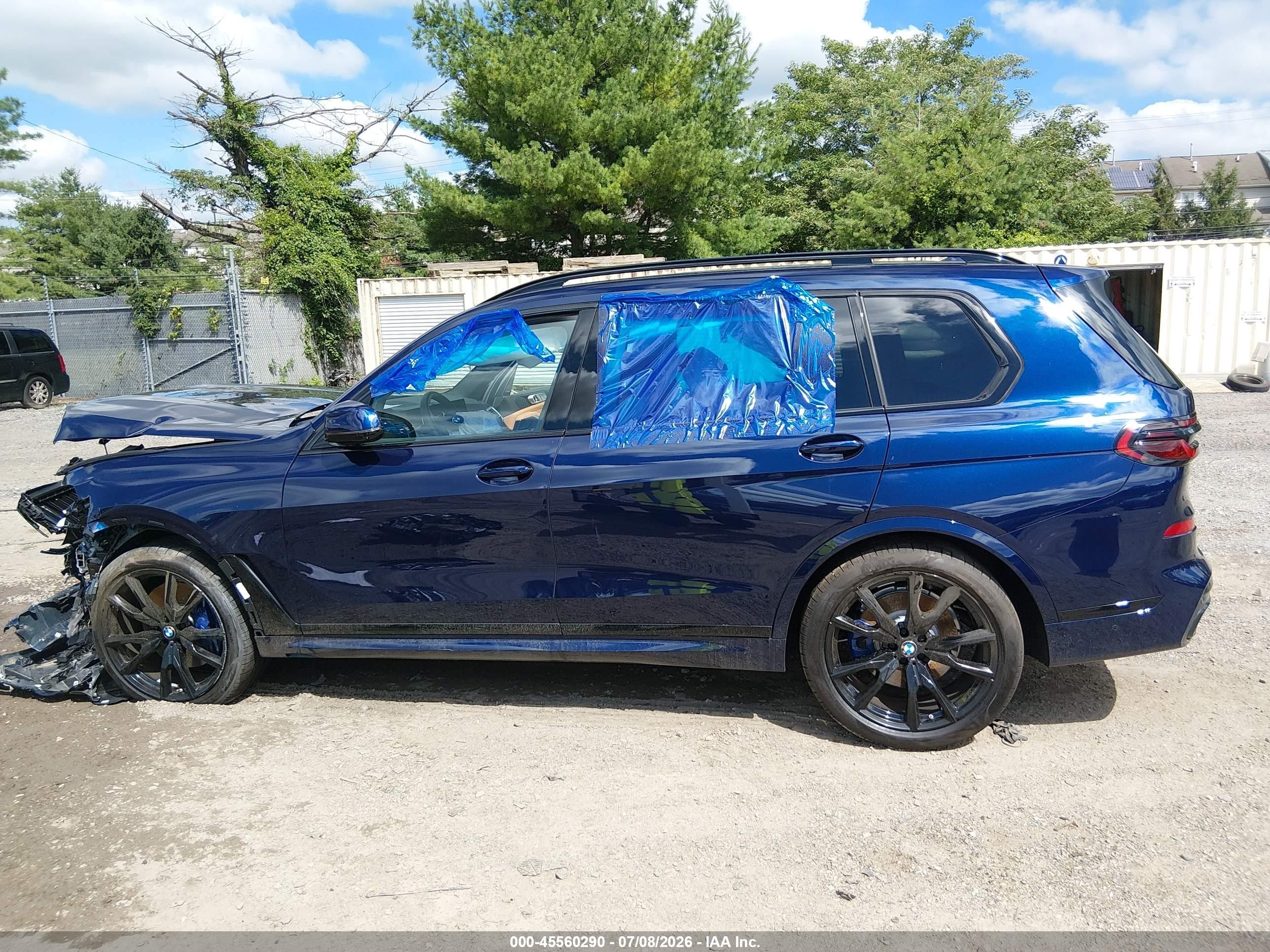 2026 Bmw X7 Xdrive40i Blue vin: 5UX23EM04T9354027