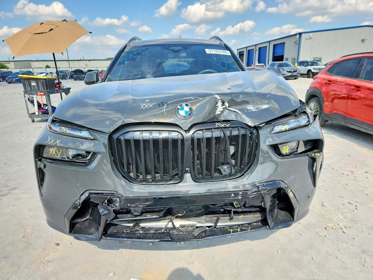 2025 Bmw X7 Xdrive40i Gray vin: 5UX23EM05S9W41486