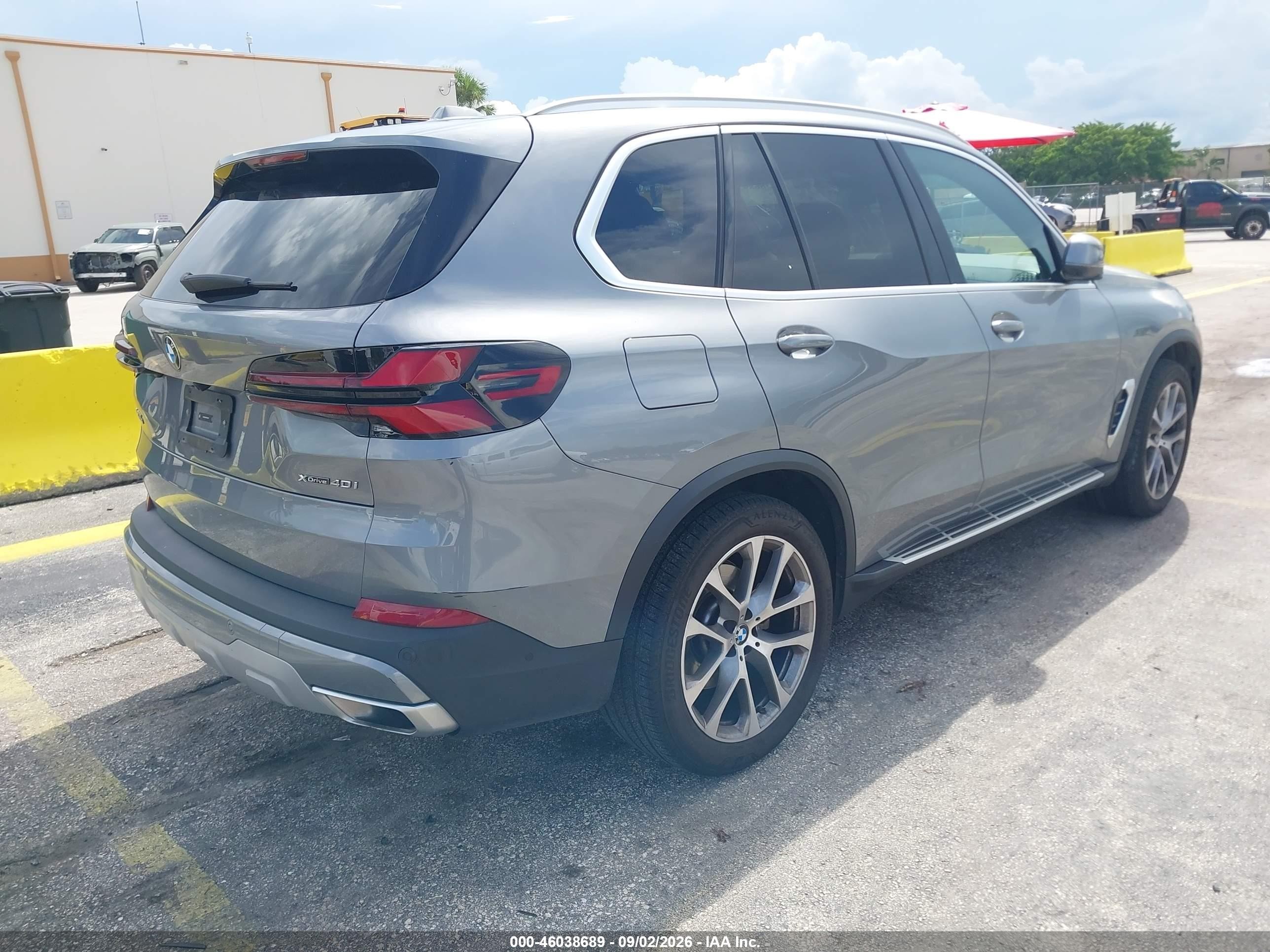 2026 Bmw X5 Xdrive40i Gray vin: 5UX23EU09T9107988