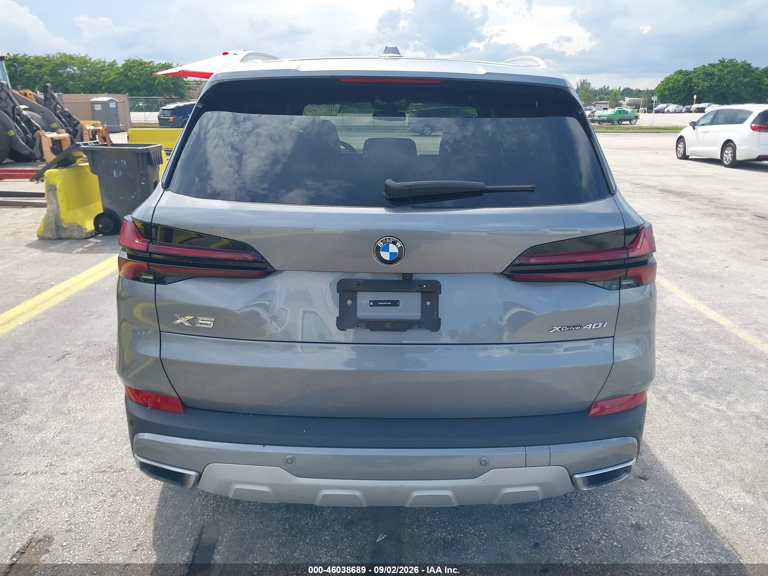 2026 Bmw X5 Xdrive40i Gray vin: 5UX23EU09T9107988