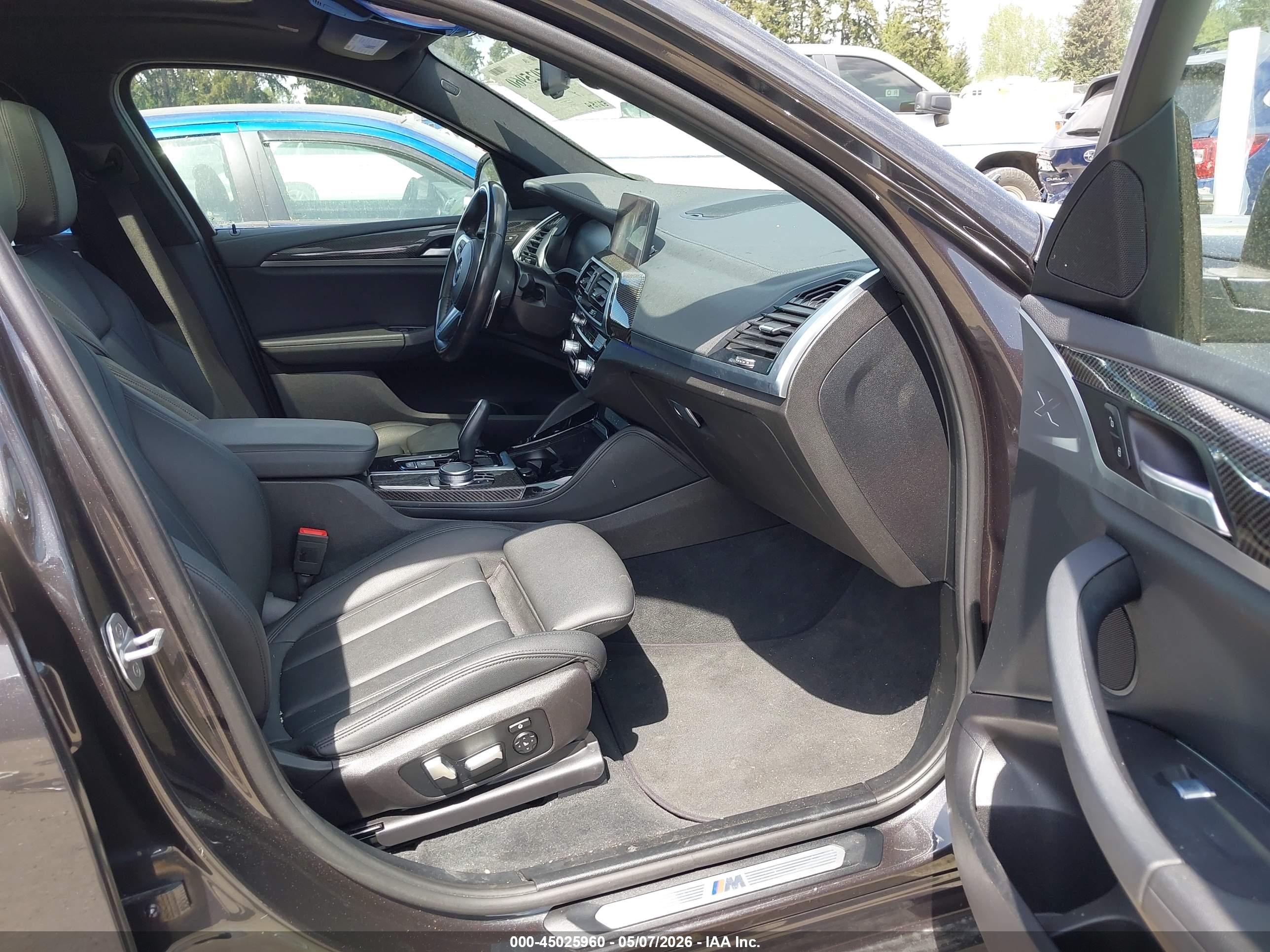 2020 Bmw X4 Xdrive30i Black vin: 5UX2V1C01LLE67587