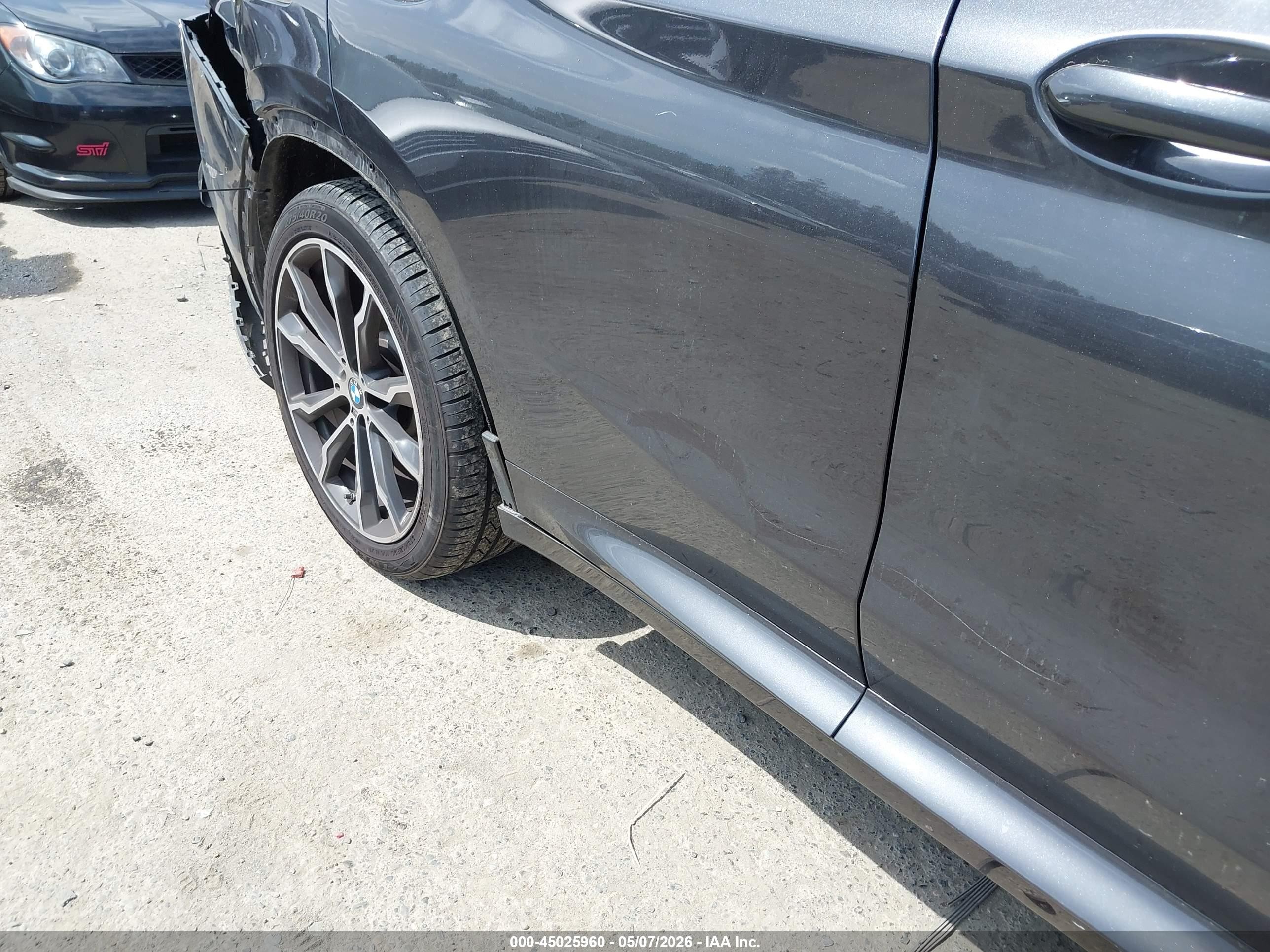 2020 Bmw X4 Xdrive30i Black vin: 5UX2V1C01LLE67587