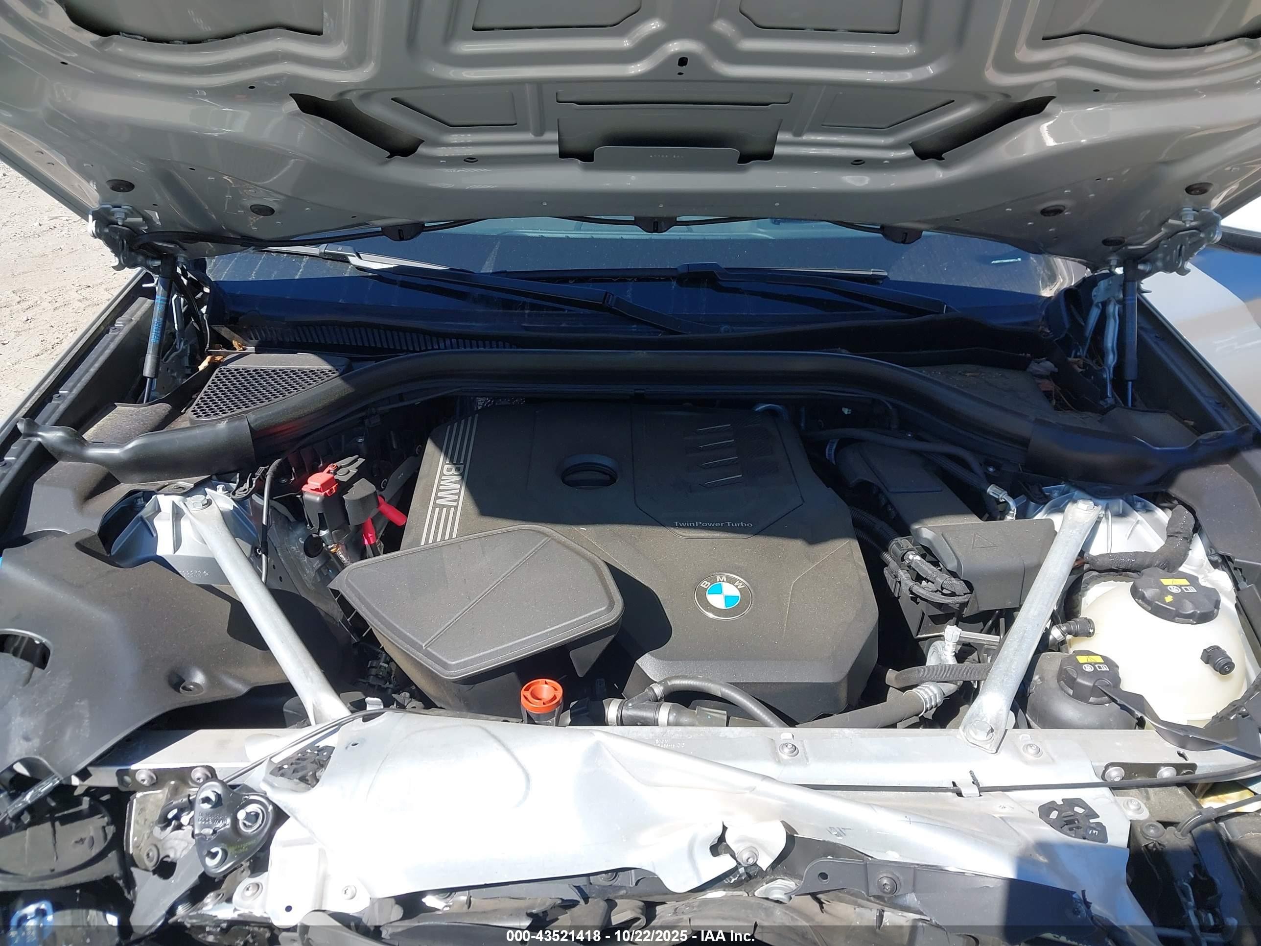 2021 Bmw X4 Xdrive30i Silver vin: 5UX2V1C09M9F98832