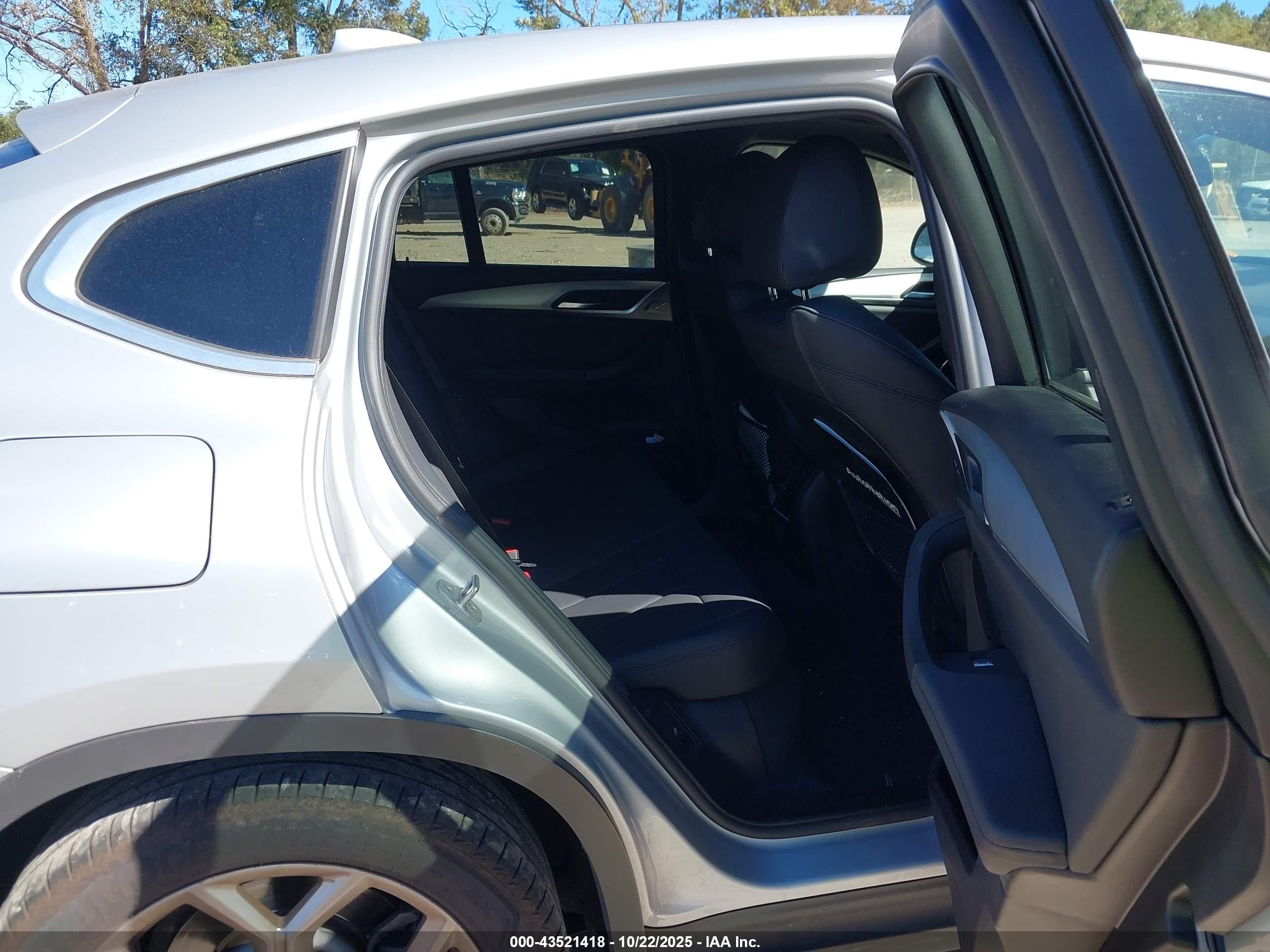 2021 Bmw X4 Xdrive30i Silver vin: 5UX2V1C09M9F98832