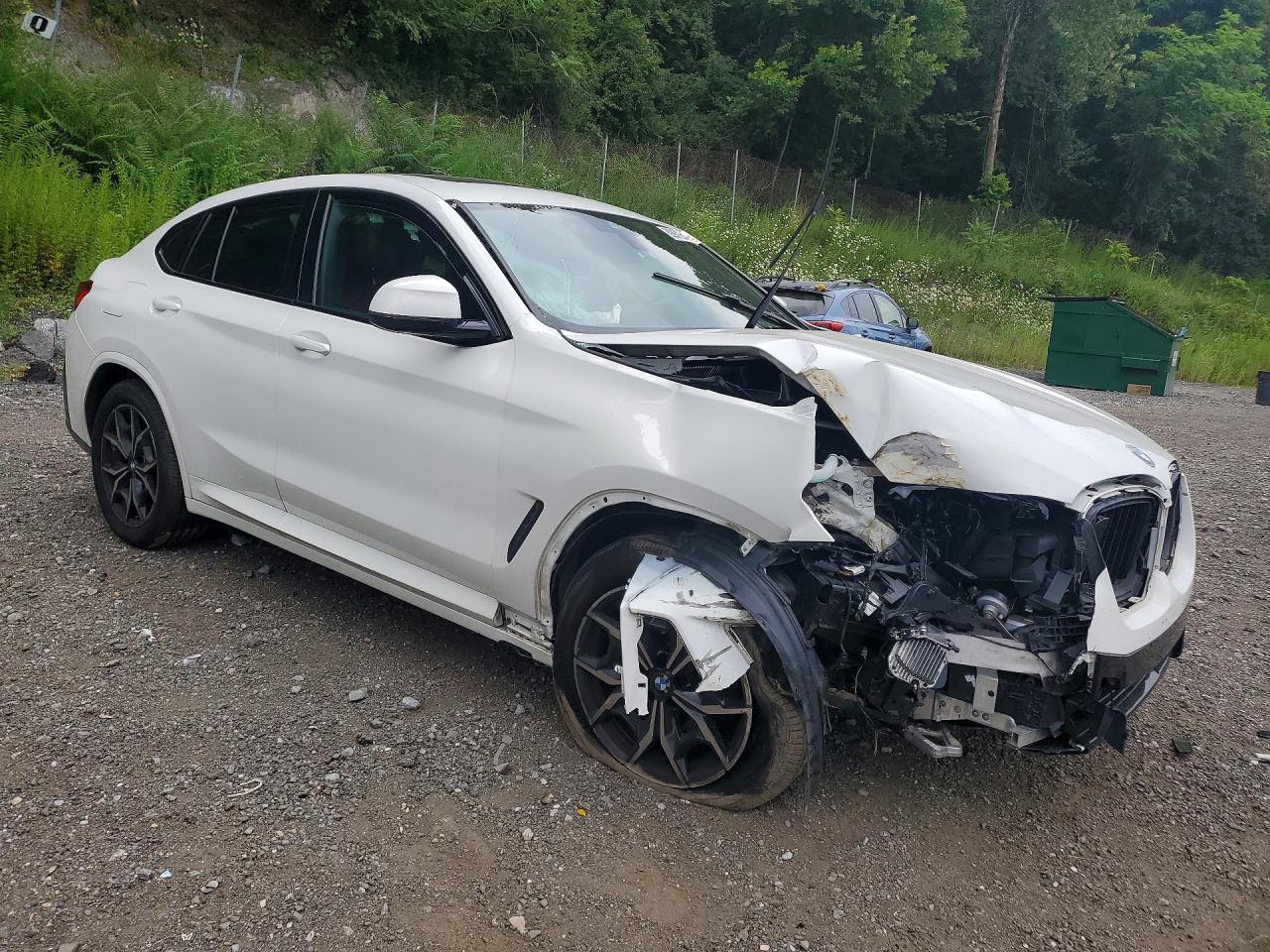 2023 Bmw X4 Xdrive30i White vin: 5UX33DT09P9N64614