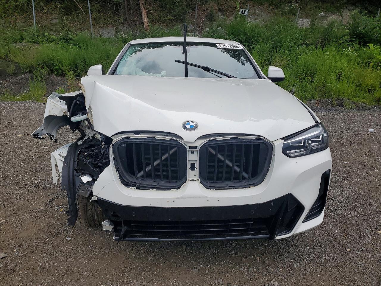 2023 Bmw X4 Xdrive30i White vin: 5UX33DT09P9N64614