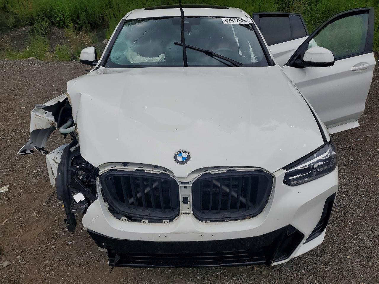 2023 Bmw X4 Xdrive30i White vin: 5UX33DT09P9N64614