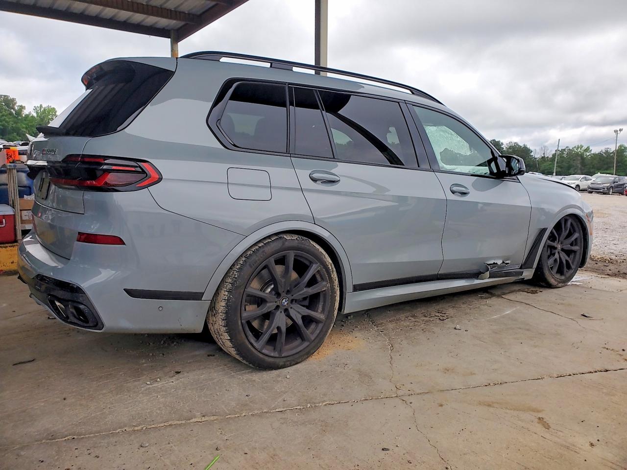 2024 Bmw X7 M60i Gray vin: 5UX33EM03R9T73102