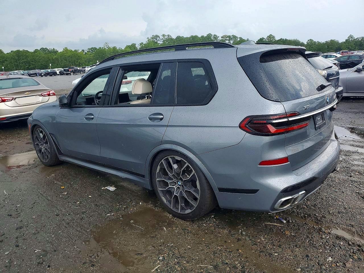 2023 Bmw X7 M60i Gray vin: 5UX33EM09P9N59014