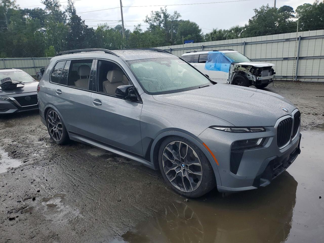 2023 Bmw X7 M60i Gray vin: 5UX33EM09P9N59014