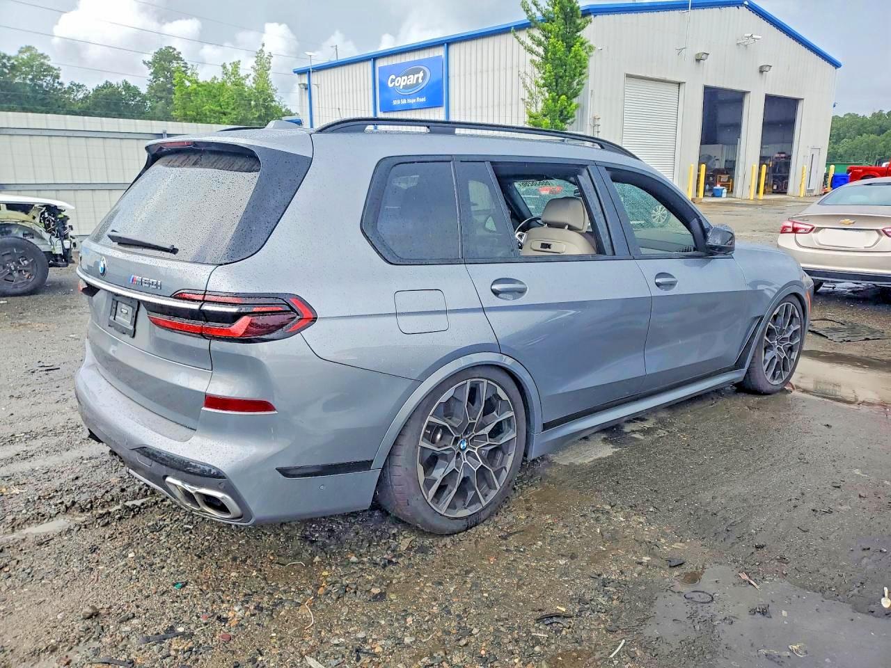 2023 Bmw X7 M60i Gray vin: 5UX33EM09P9N59014