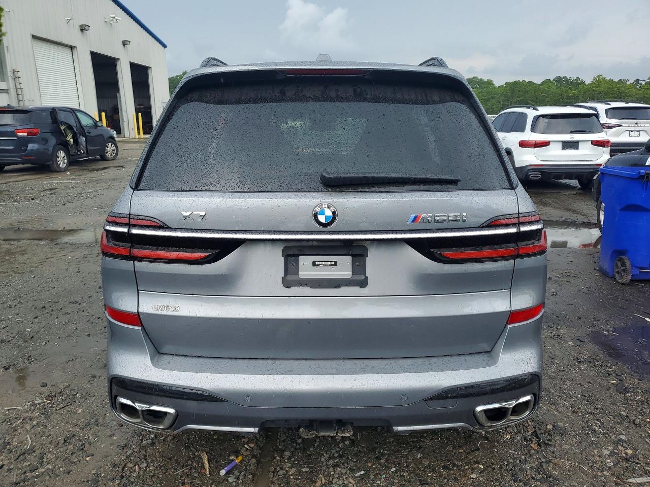 2023 Bmw X7 M60i Gray vin: 5UX33EM09P9N59014