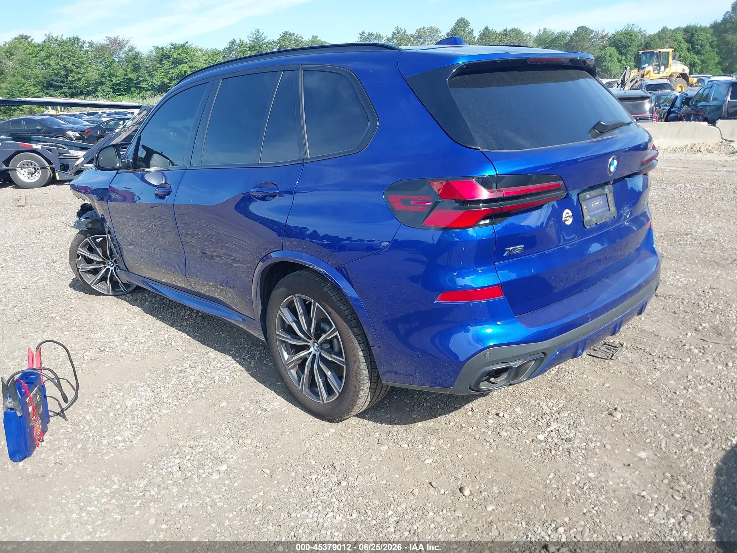 2025 Bmw X5 M60i Blue vin: 5UX33EU04S9X45116