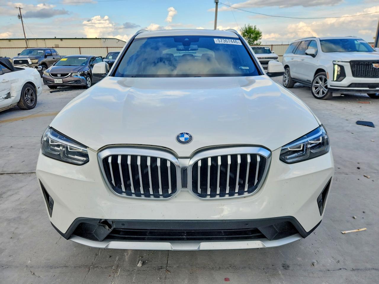 2022 Bmw X3 Sdrive30i White vin: 5UX43DP00N9J81852