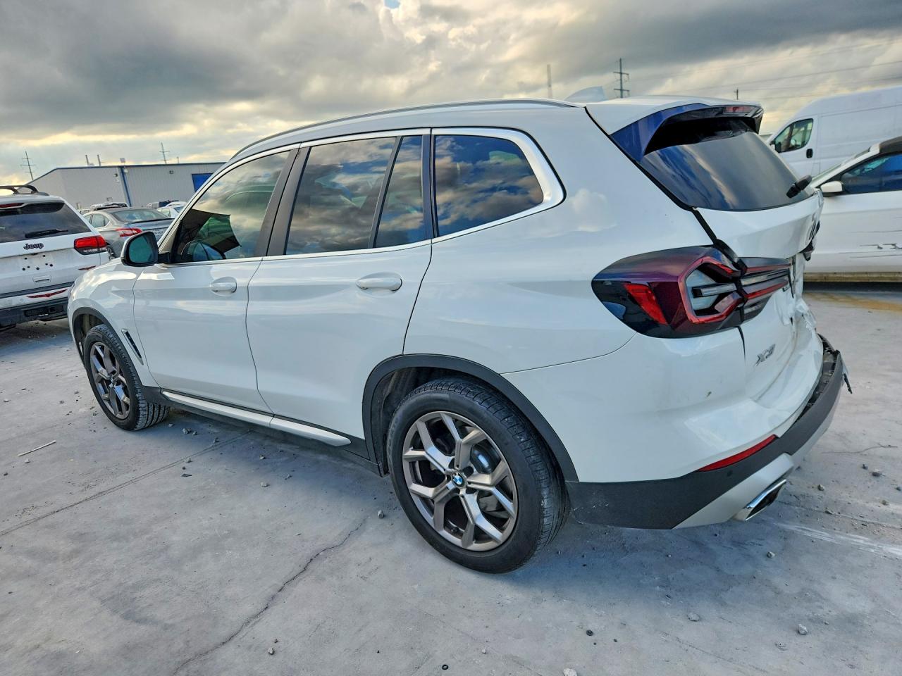 2022 Bmw X3 Sdrive30i White vin: 5UX43DP00N9J81852