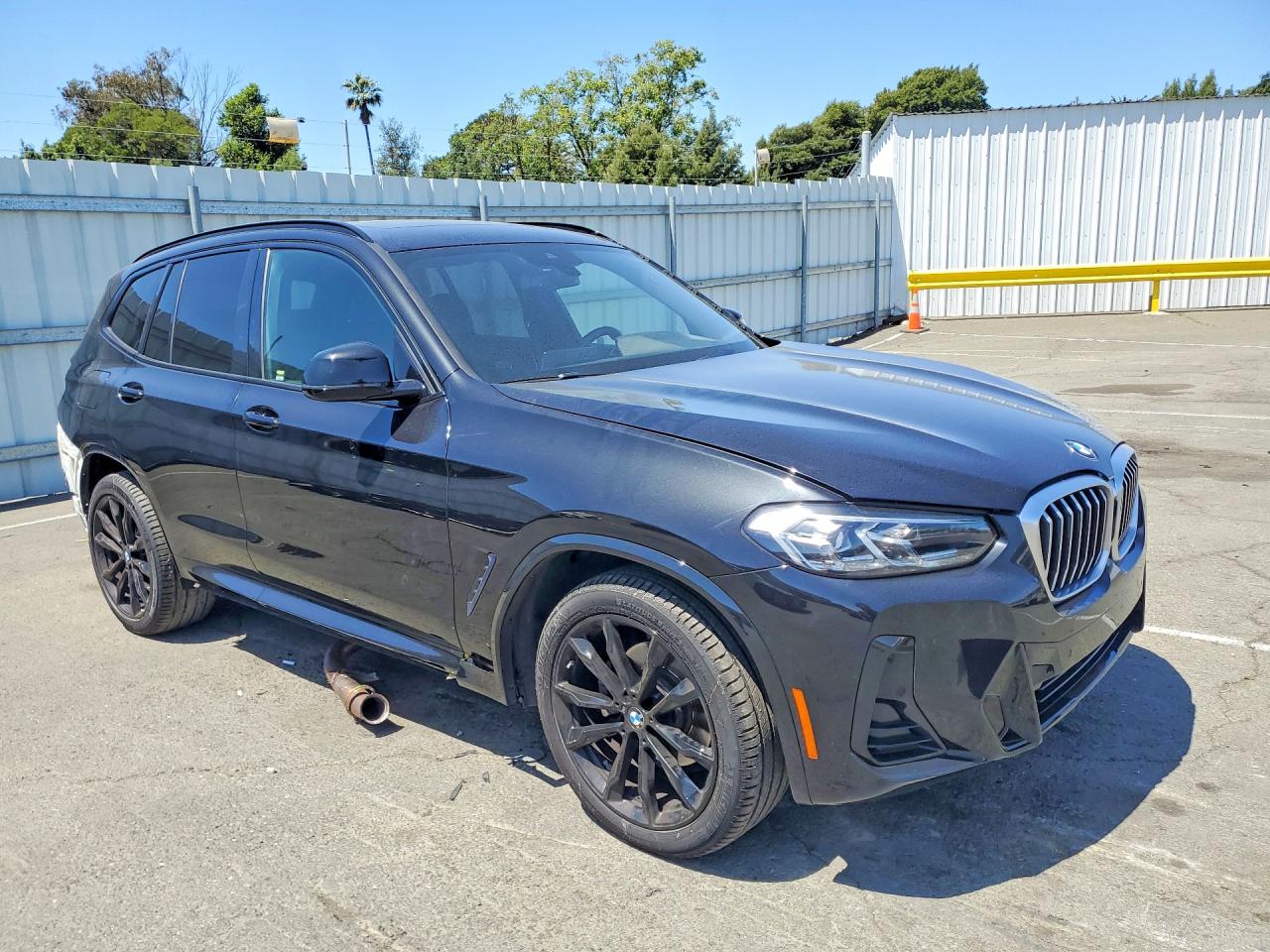 2022 Bmw X3 Sdrive30i Black vin: 5UX43DP00N9K29639