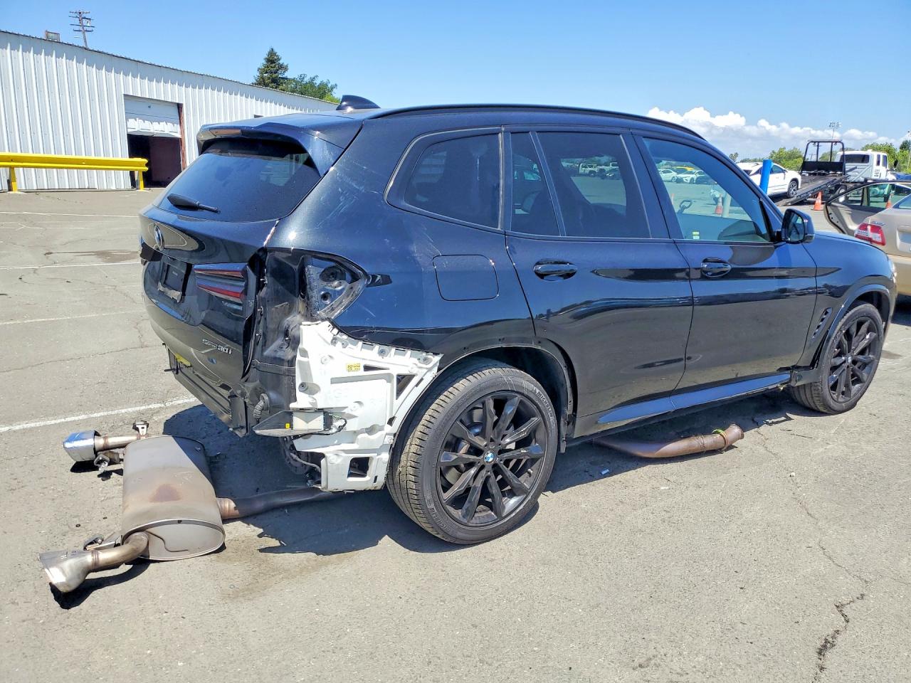 2022 Bmw X3 Sdrive30i Black vin: 5UX43DP00N9K29639