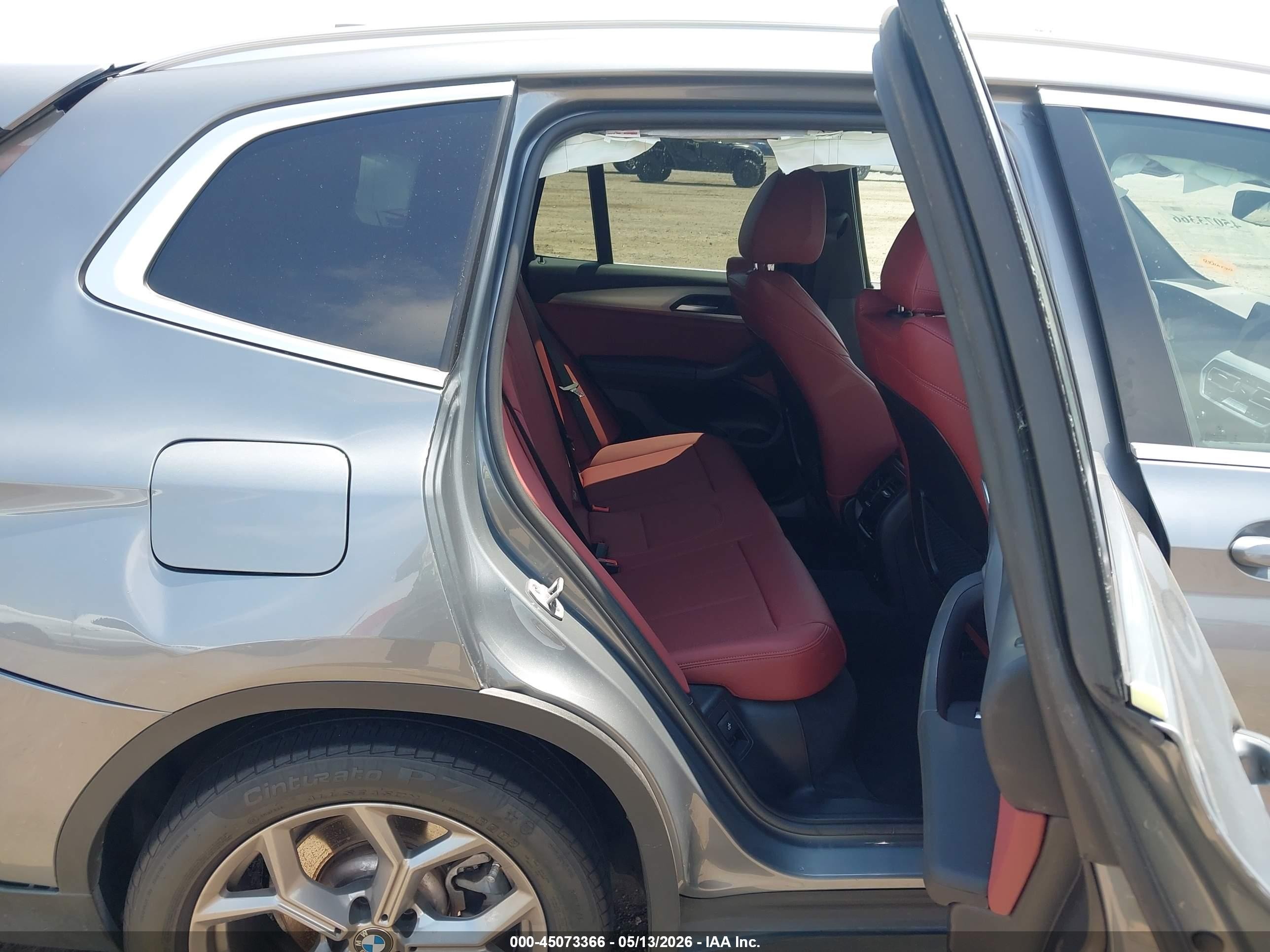 2024 Bmw X3 Sdrive30i Gray vin: 5UX43DP00R9U98519