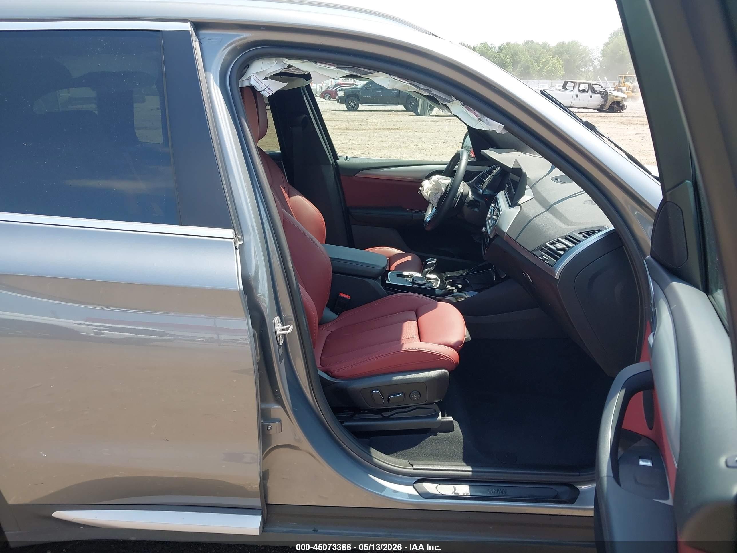 2024 Bmw X3 Sdrive30i Gray vin: 5UX43DP00R9U98519