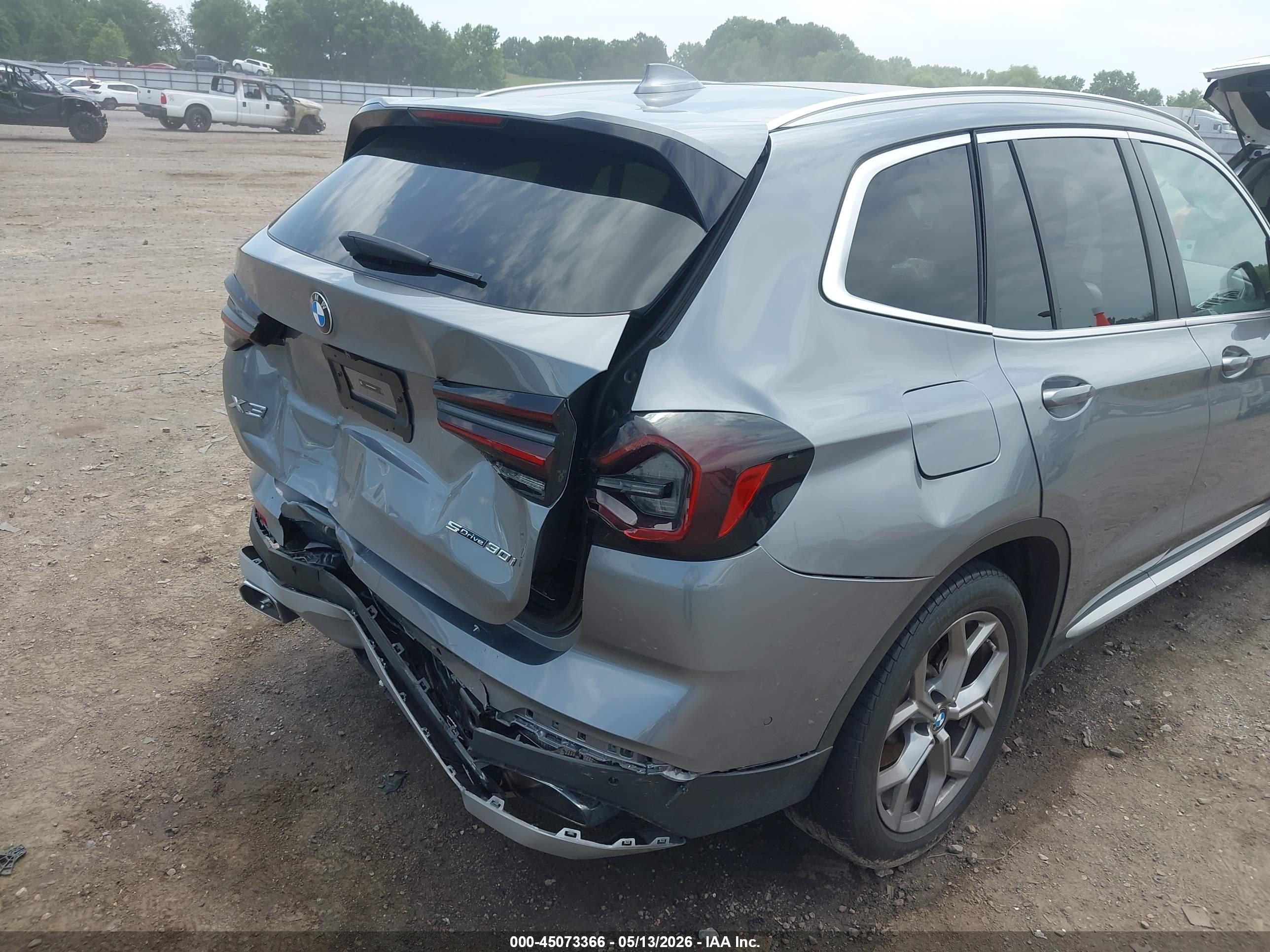 2024 Bmw X3 Sdrive30i Gray vin: 5UX43DP00R9U98519