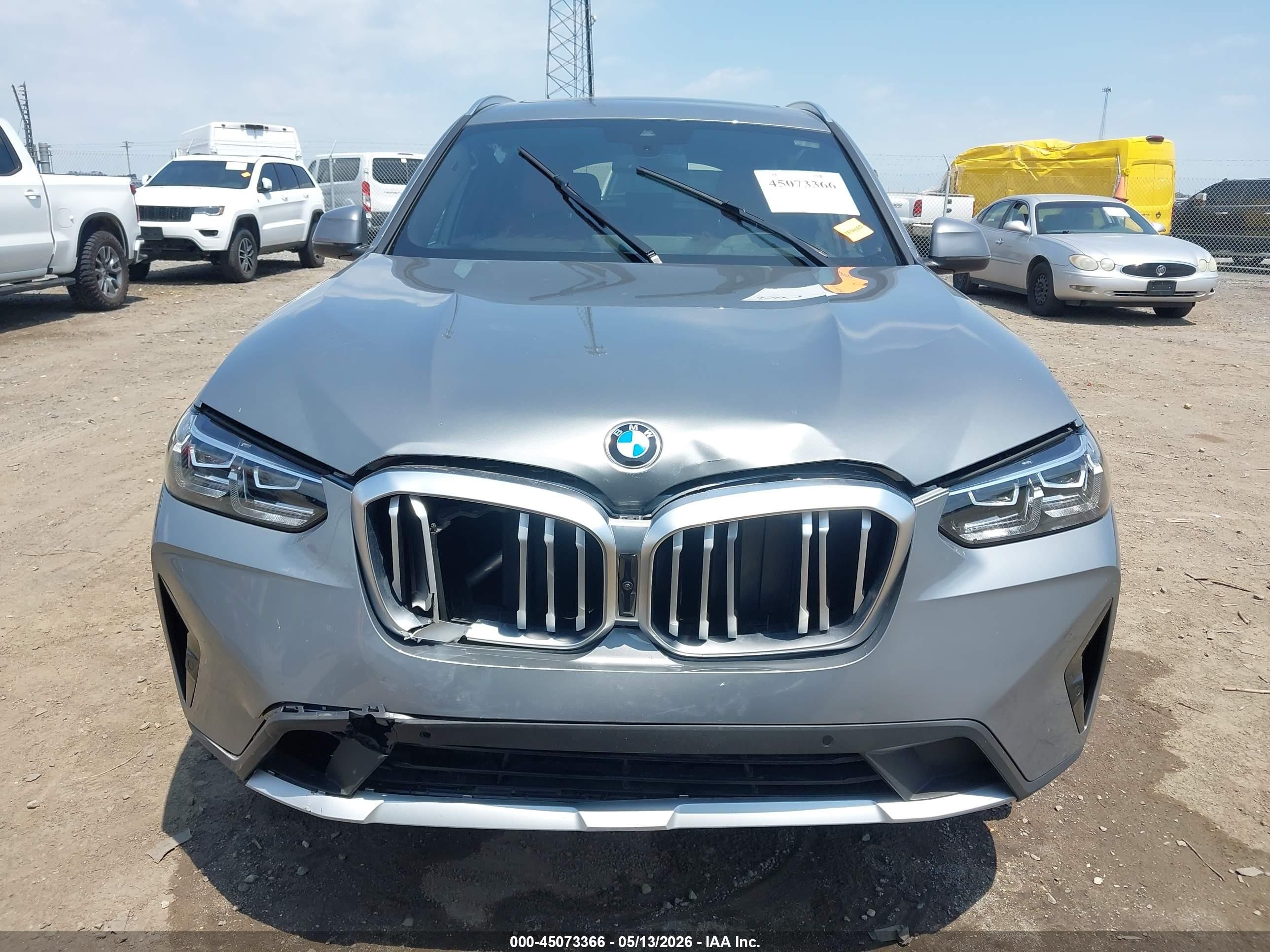 2024 Bmw X3 Sdrive30i Gray vin: 5UX43DP00R9U98519