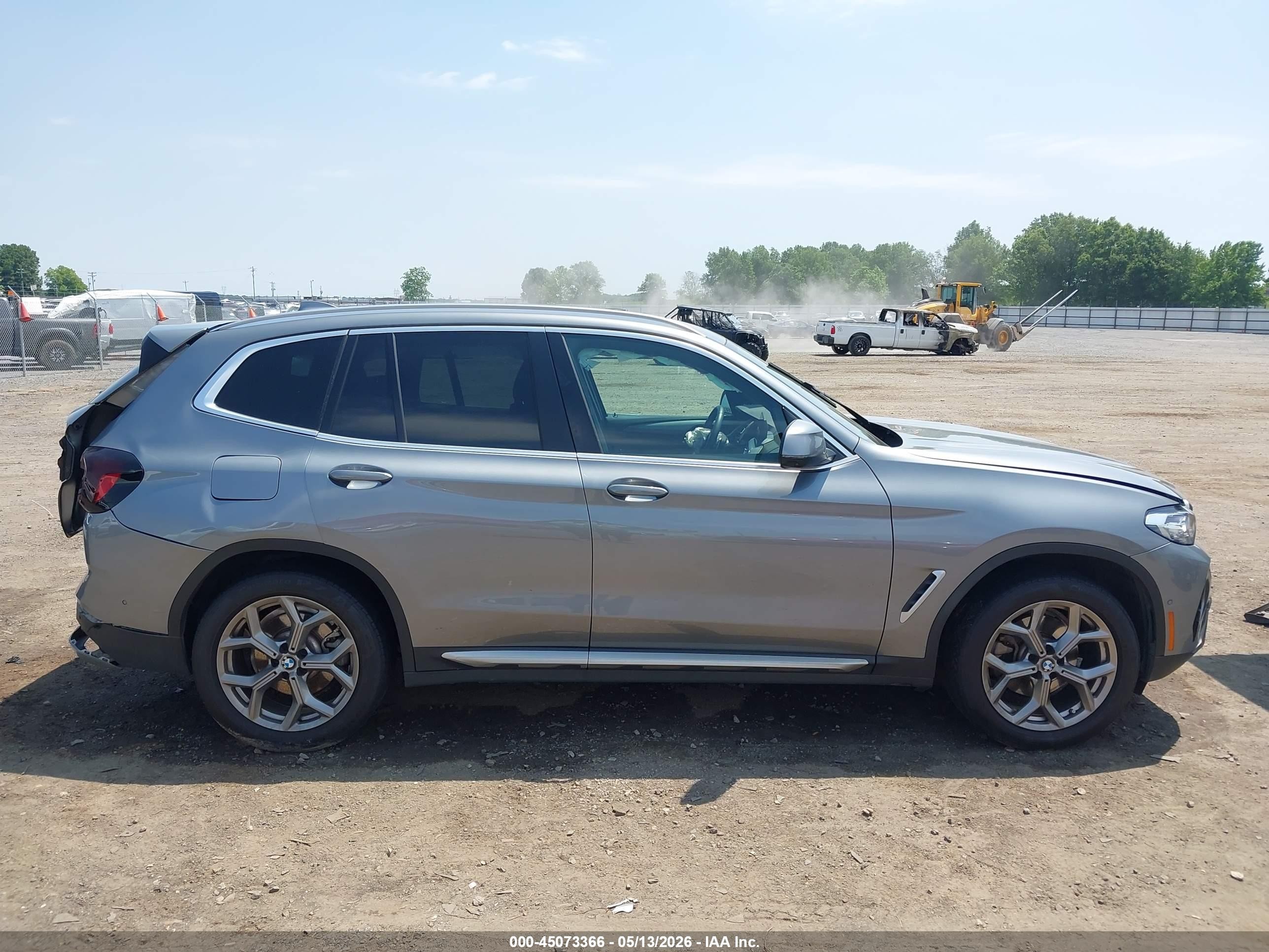 2024 Bmw X3 Sdrive30i Gray vin: 5UX43DP00R9U98519