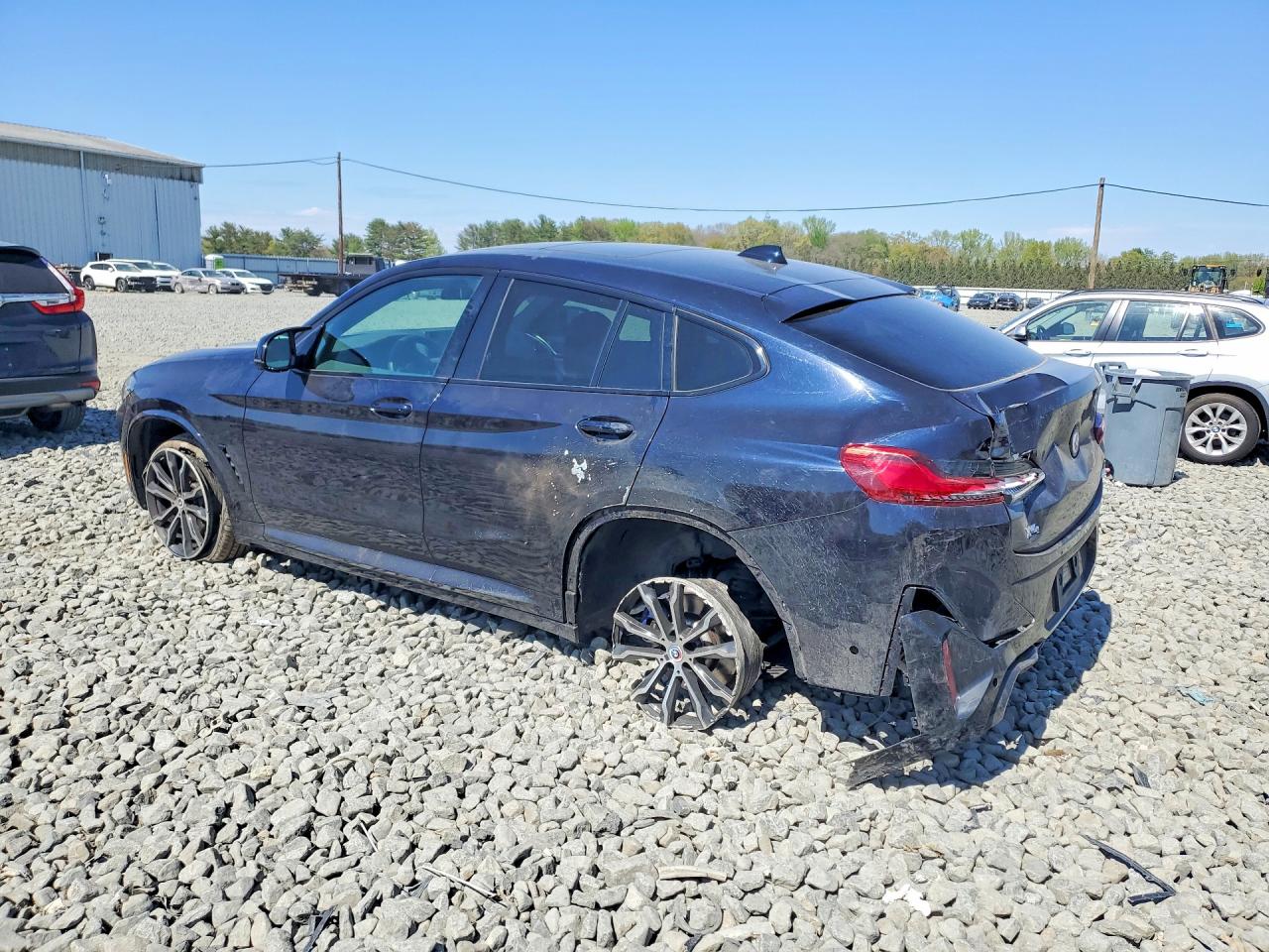 2023 Bmw X4 M40i Blue vin: 5UX43DT03P9P44367
