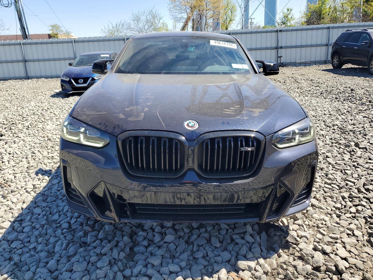 2023 Bmw X4 M40i Blue vin: 5UX43DT03P9P44367