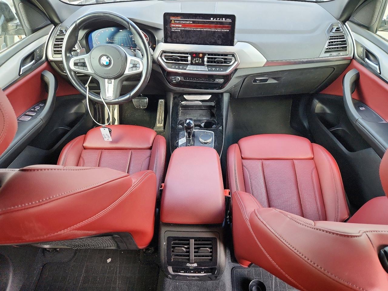 2022 Bmw X3 Xdrive30i Синий vin: 5UX53DP01N9N42459