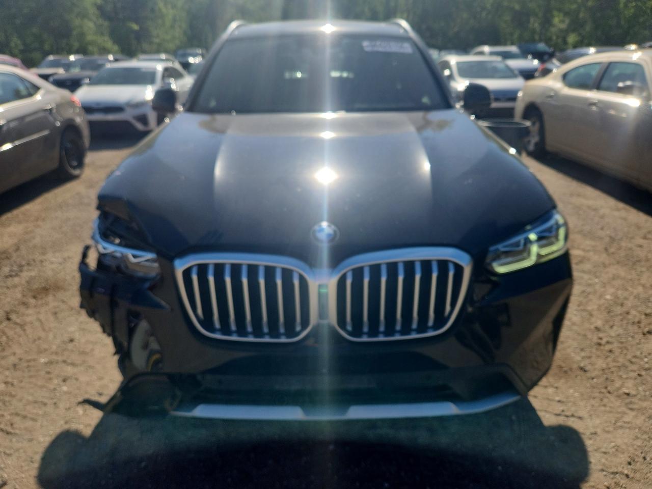 2022 Bmw X3 Xdrive30i Black vin: 5UX53DP02N9L97786