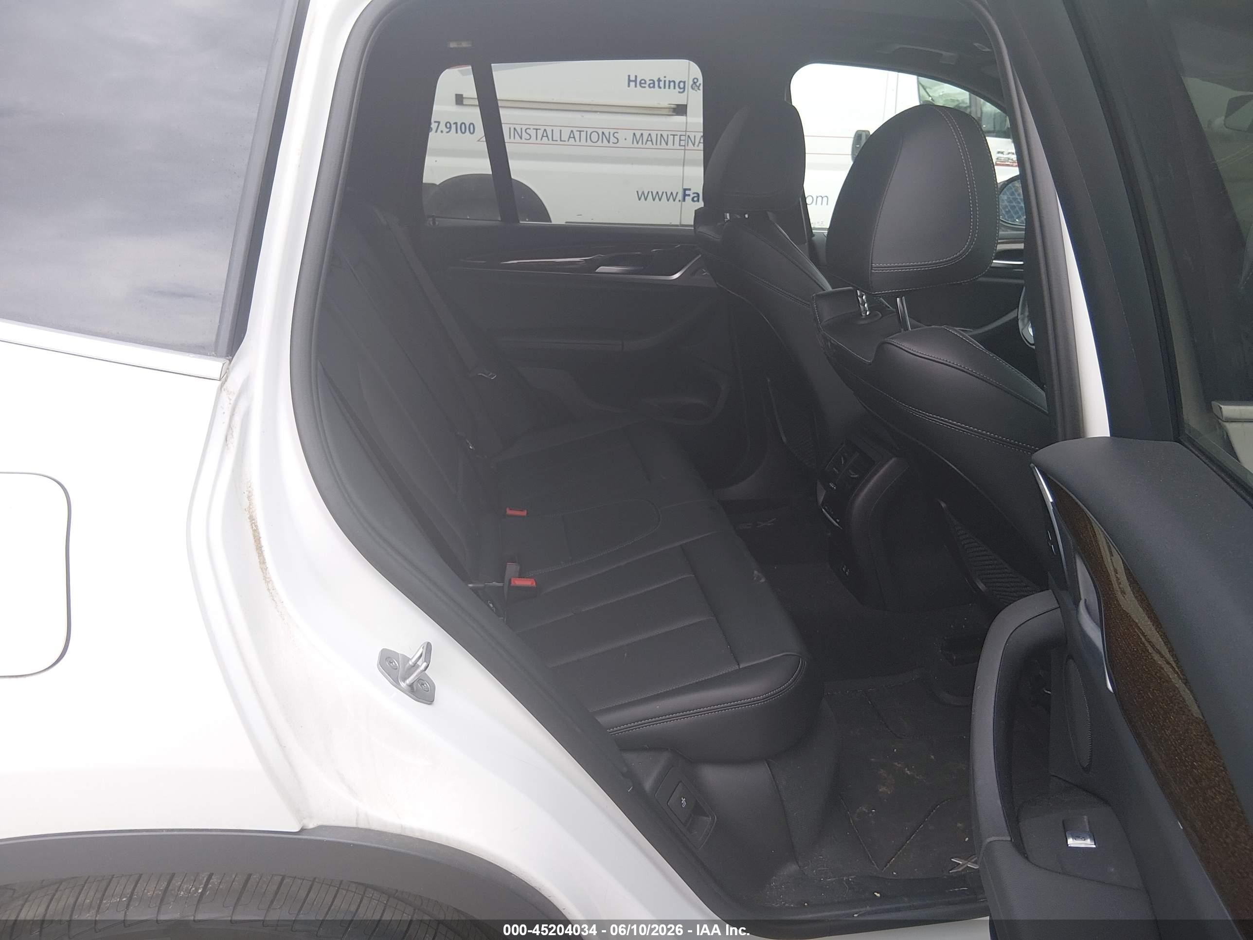 2022 Bmw X3 Xdrive30i White vin: 5UX53DP02N9N21992