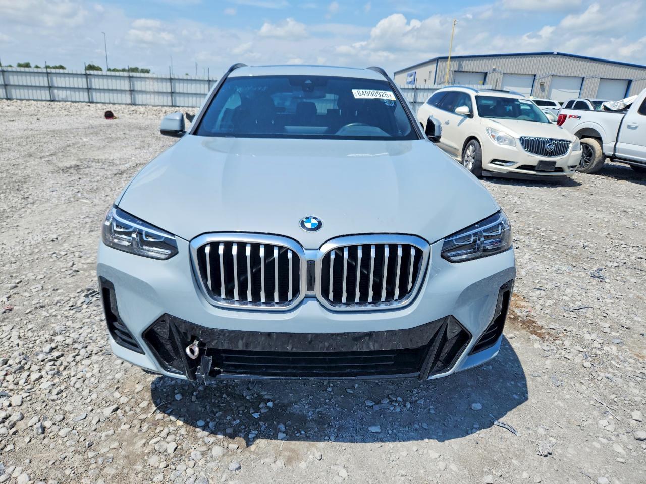 2022 Bmw X3 Xdrive30i Gray vin: 5UX53DP05N9K83815